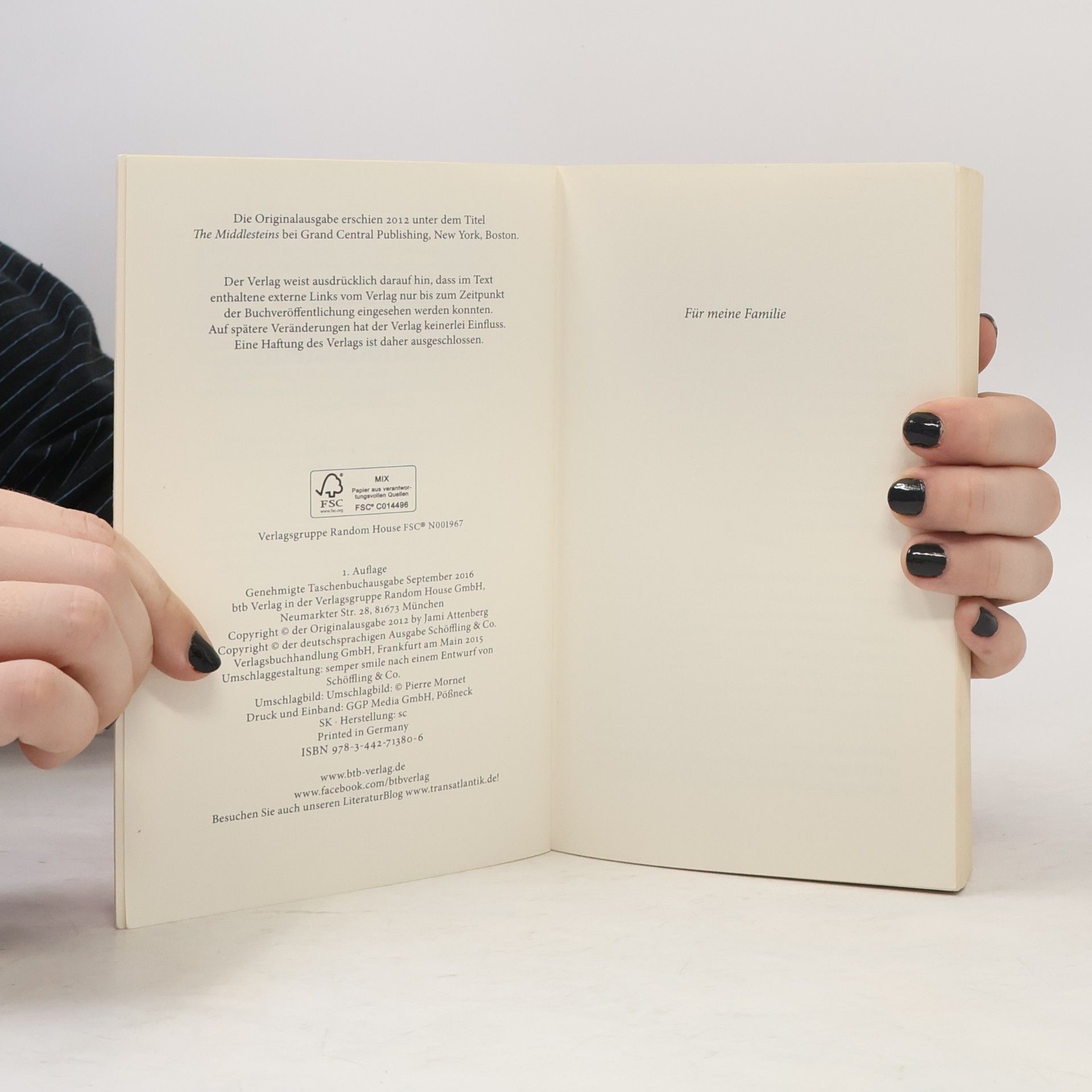 Jami Attenberg Die Middlesteins