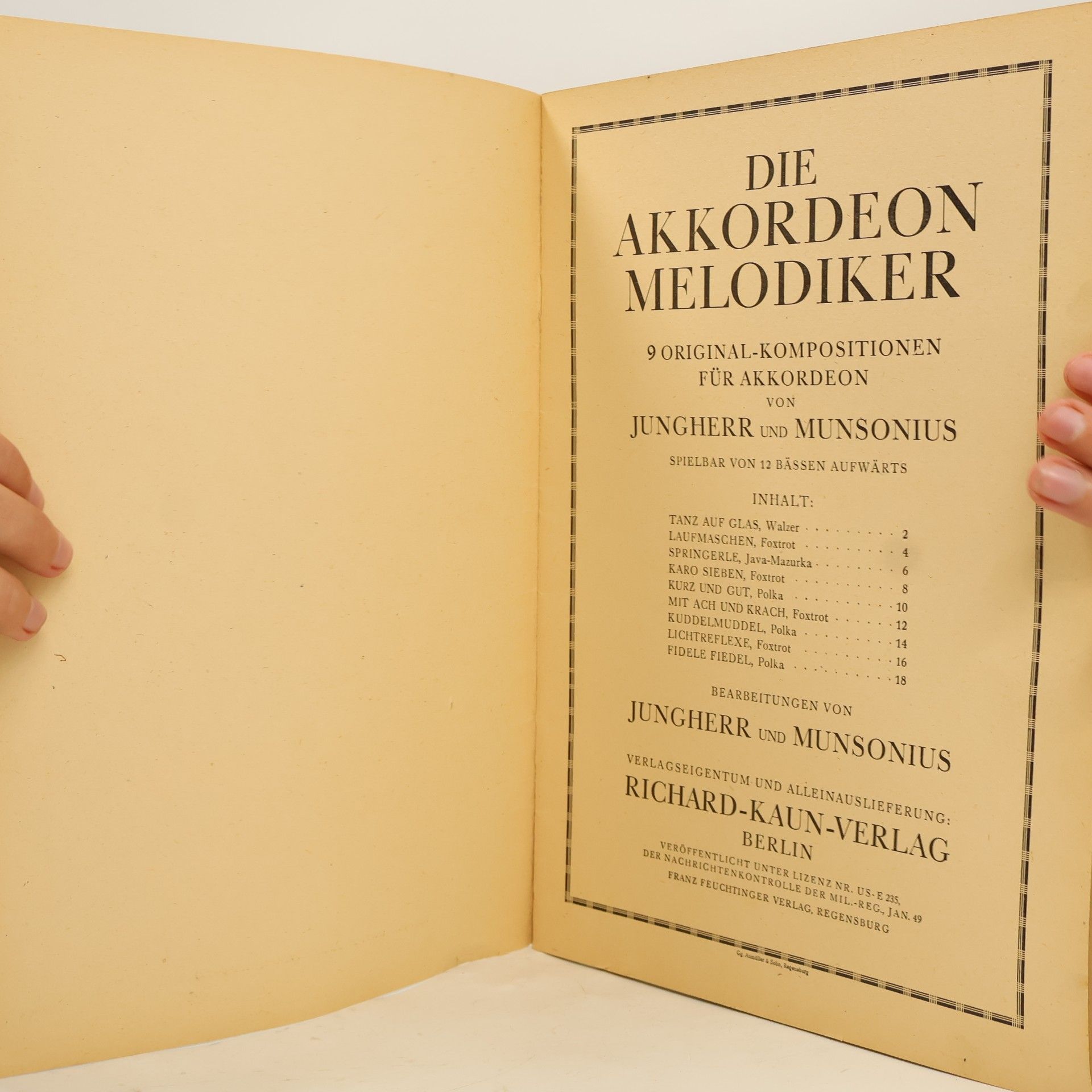 Autorenkollektiv Die Akkordeon Melodiker 9