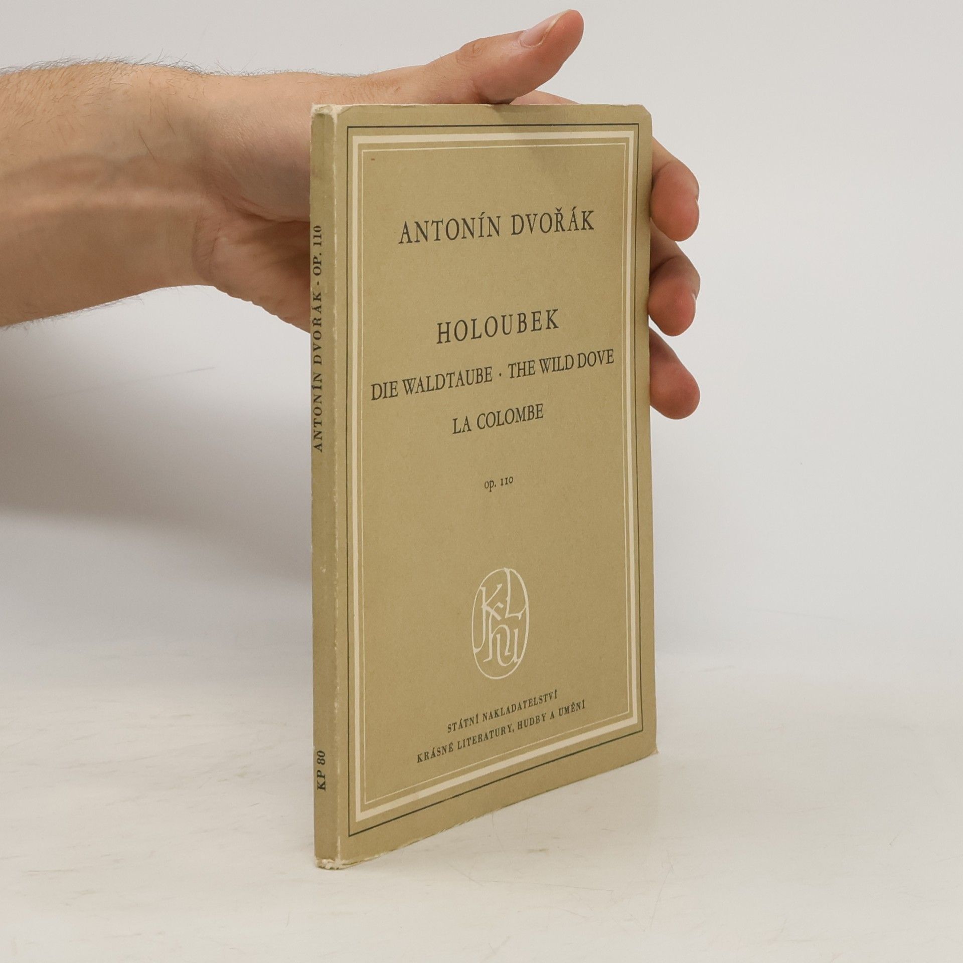 Antonín Dvořák Kapesní partitury 80. Holoubek