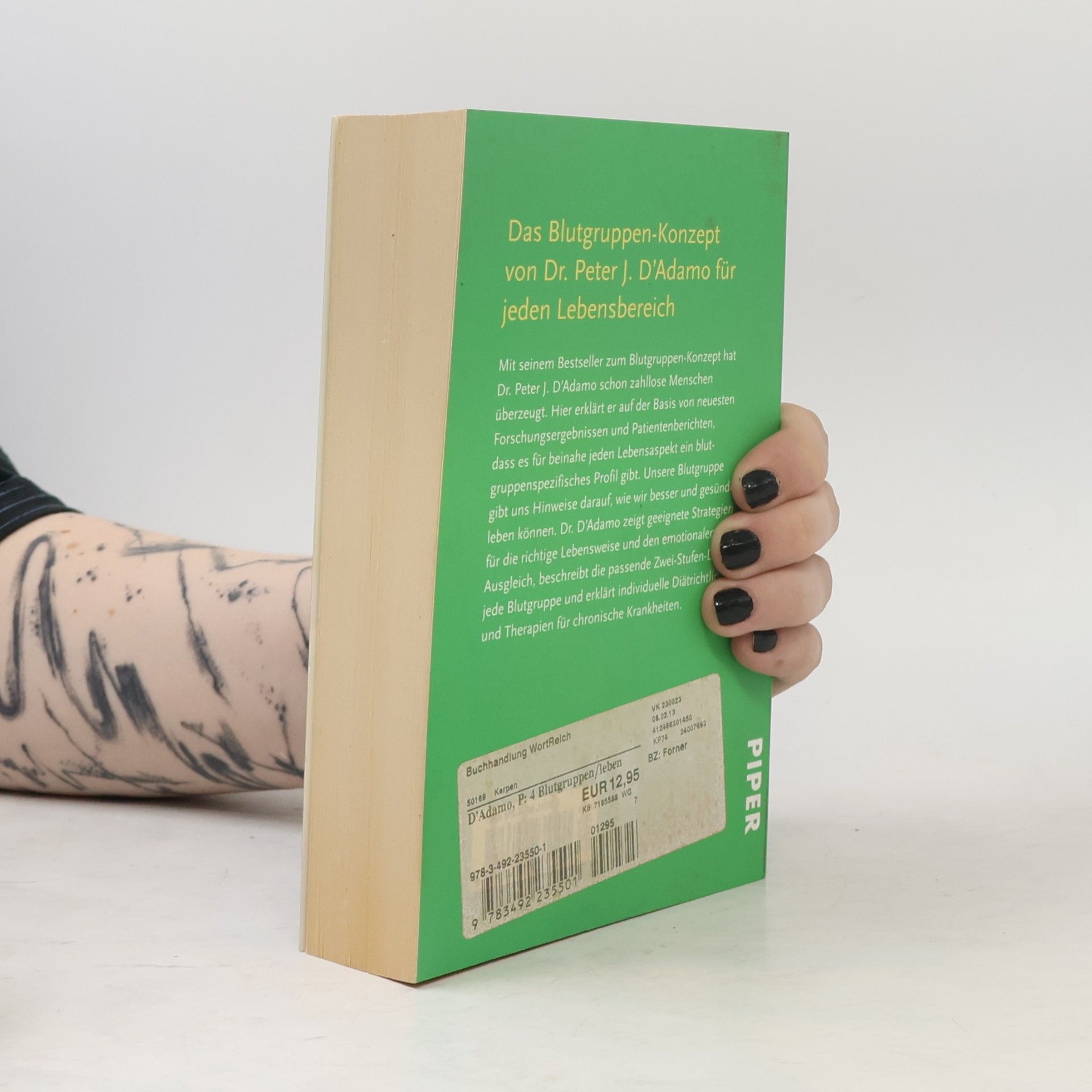 Peter J. d'Adamo 4 Blutgruppen - richtig leben