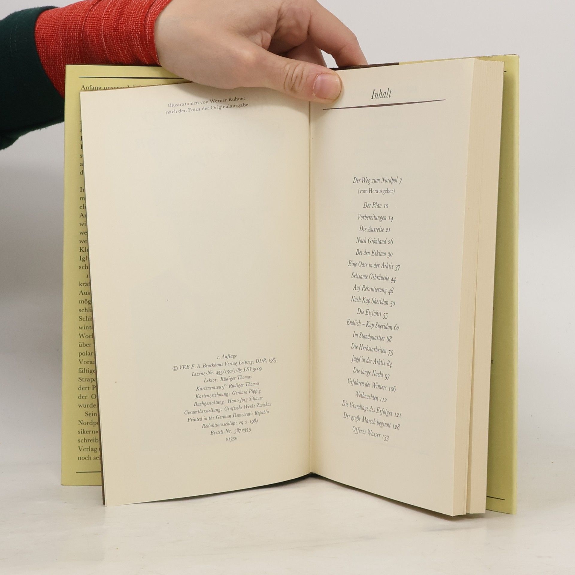 Robert Edwin Peary Schlittenreise zum Nordpol
