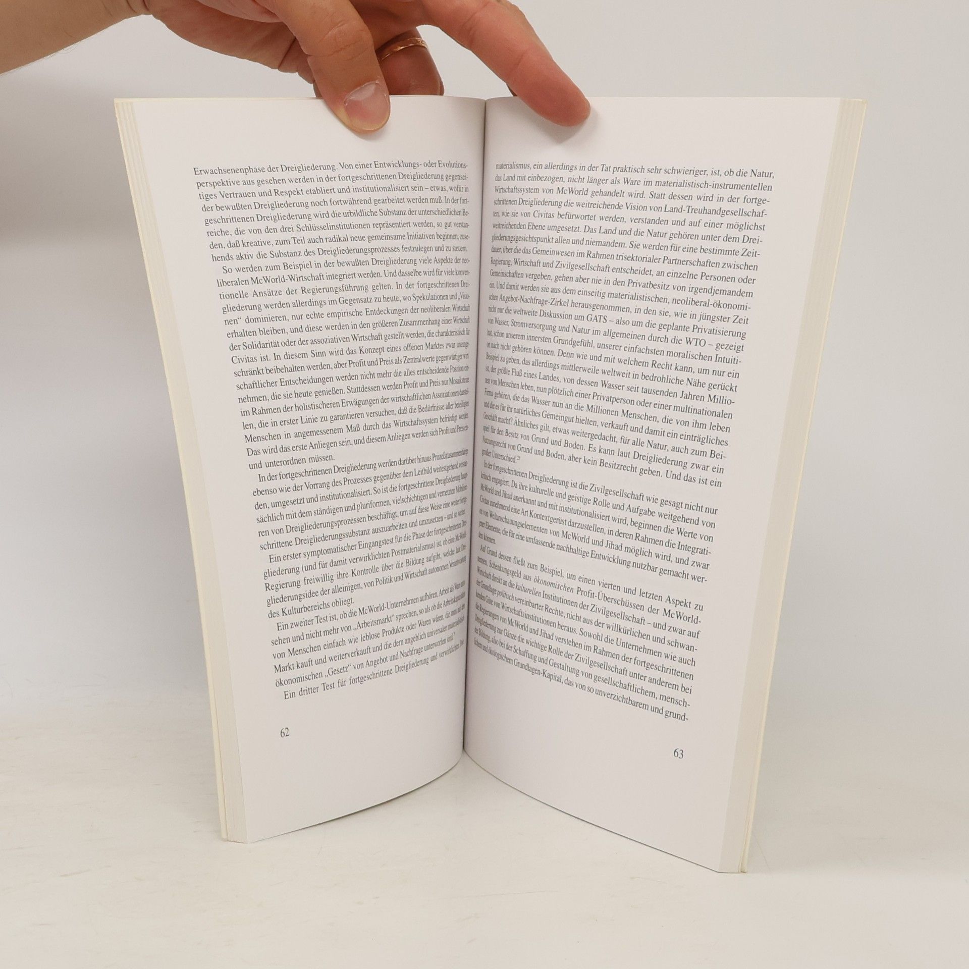 Roland Benedikter Postmaterialismus