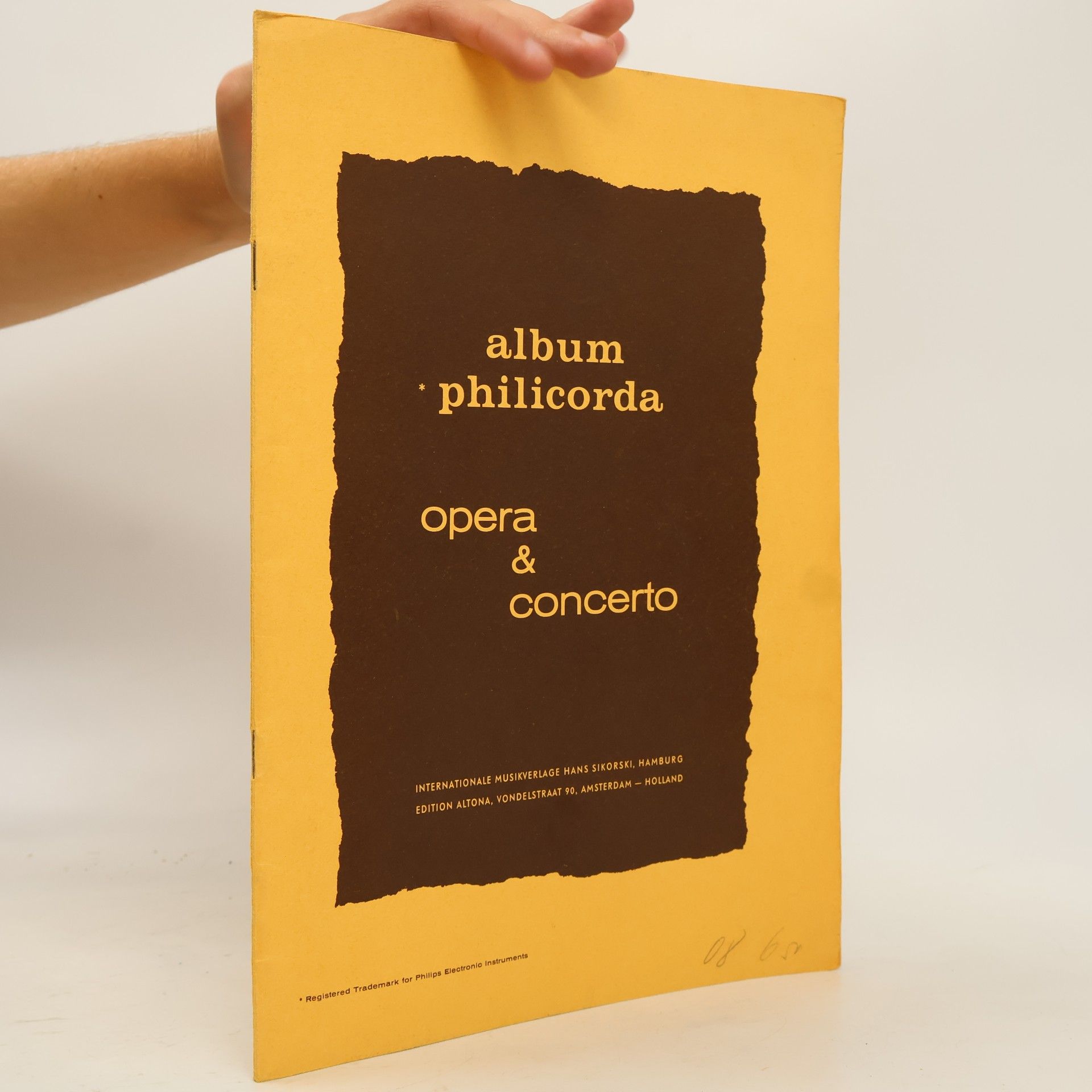 Autorenkollektiv Album Philicorda. Opera & Concerto