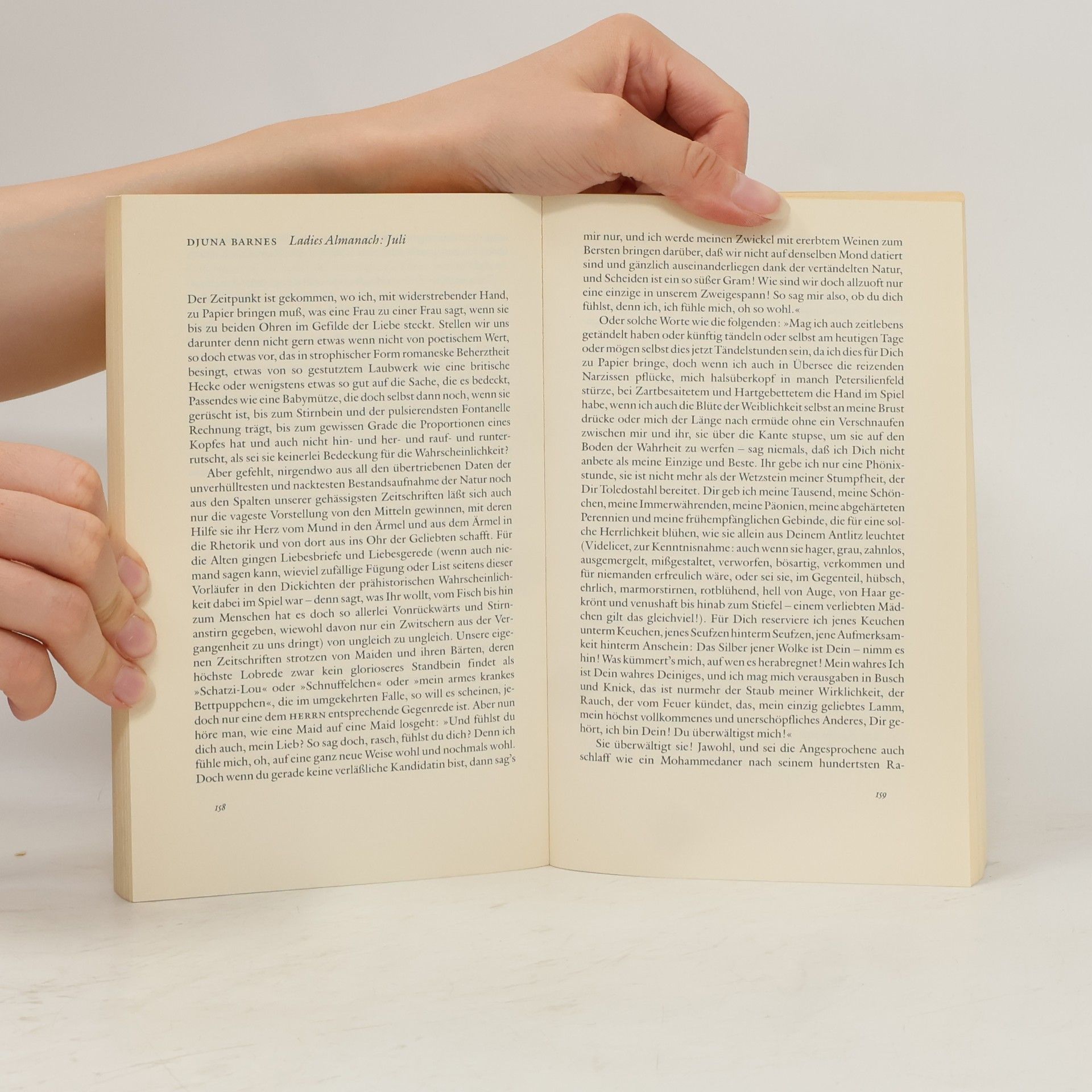 Djuna Barnes Amore! oder Der Liebe Lauf