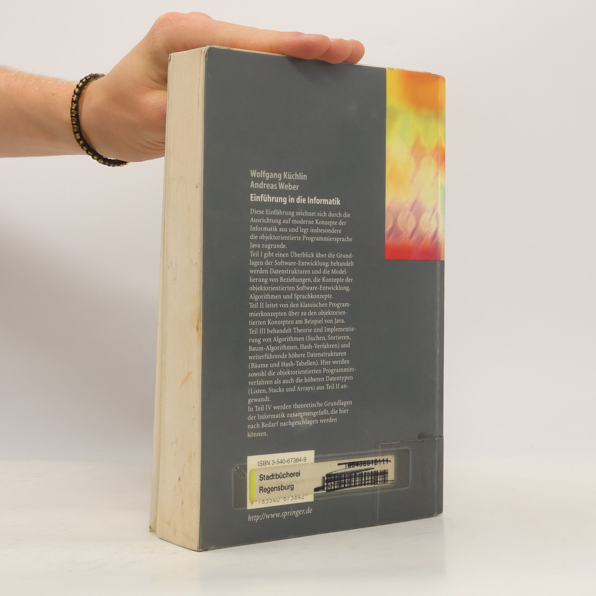 Wolfgang Küchlin Springer-Lehrbuch: Einführung in die Informatik