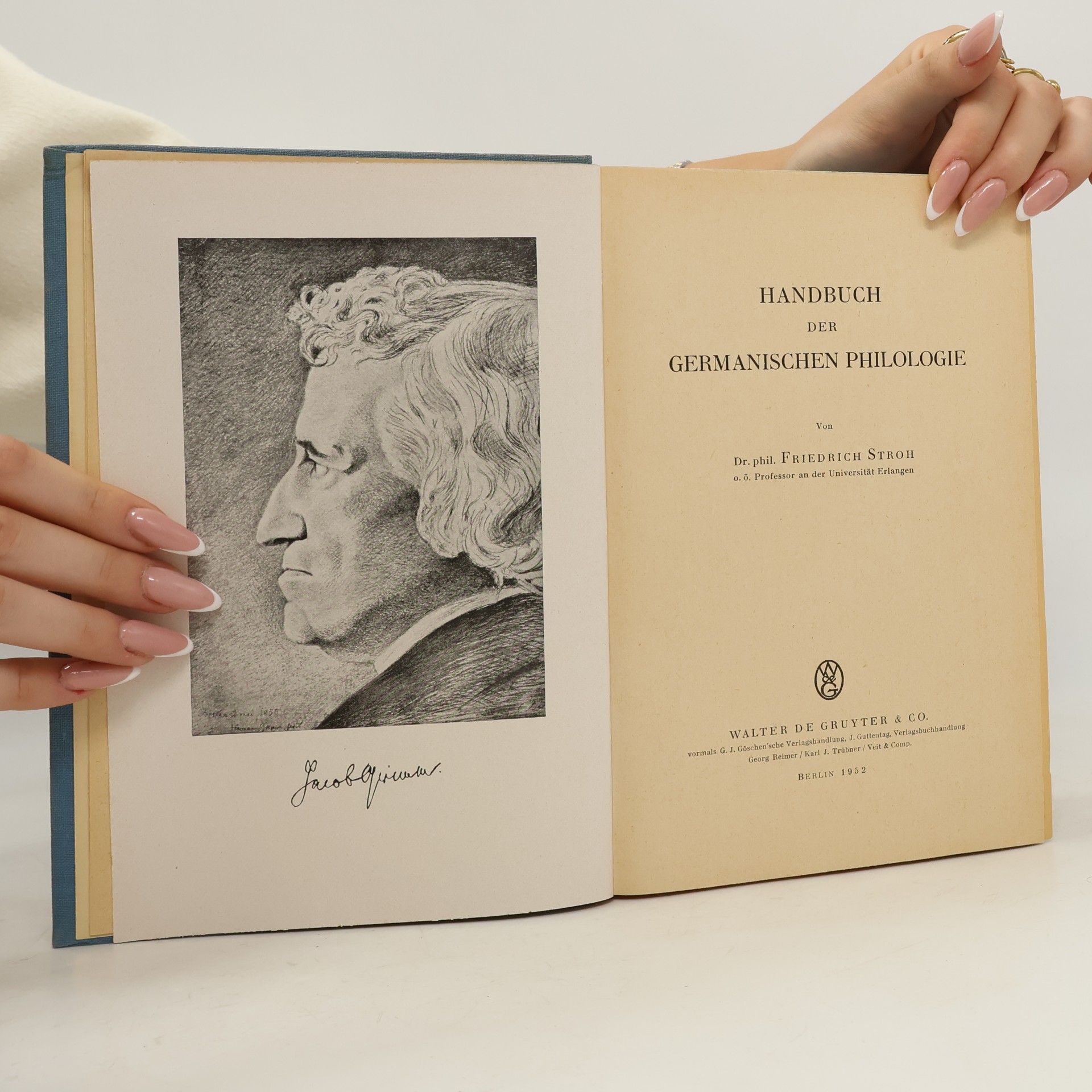 Friedrich Stroh Handbuch der germanischen Philologie