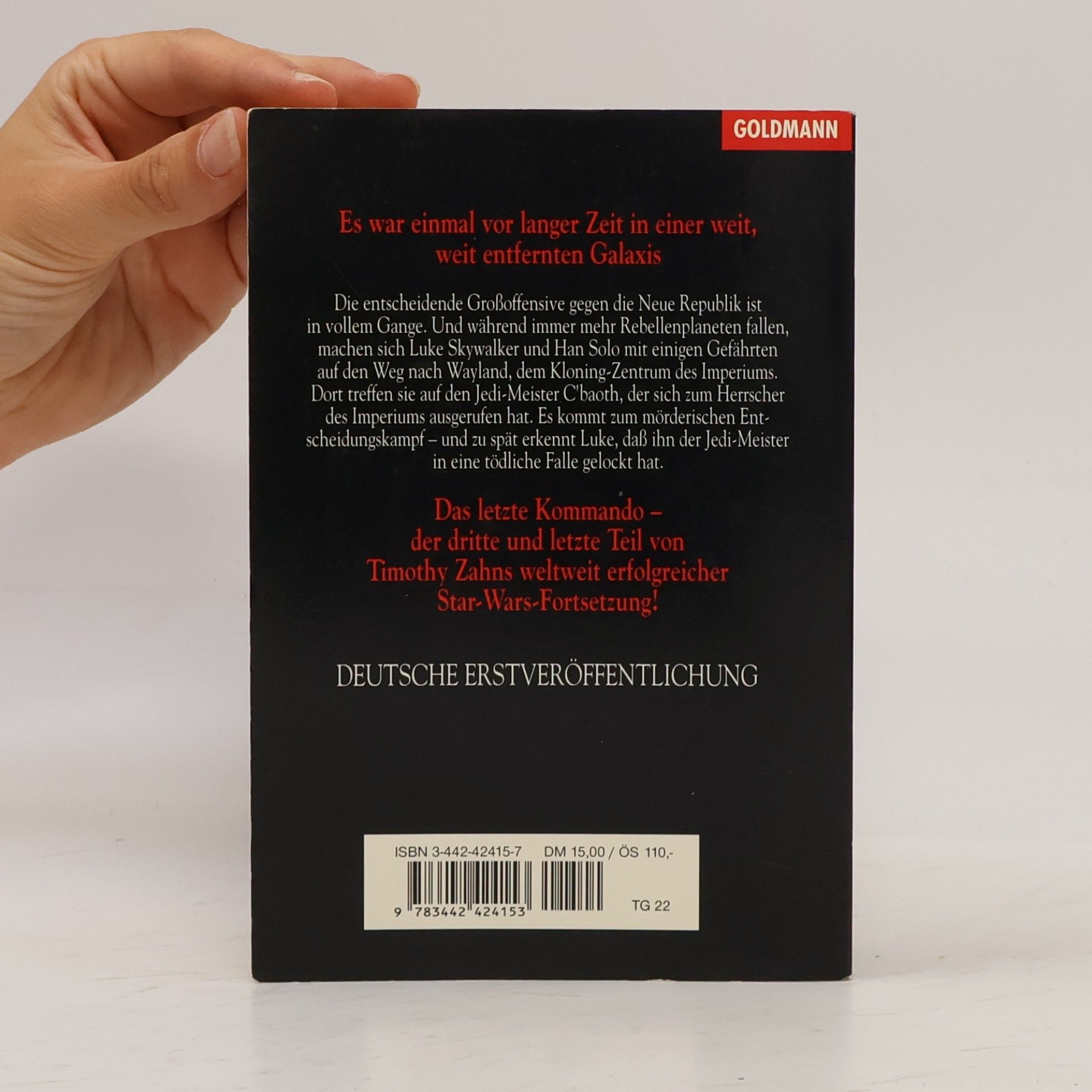 Timothy Zahn Star wars - Das letzte Kommando