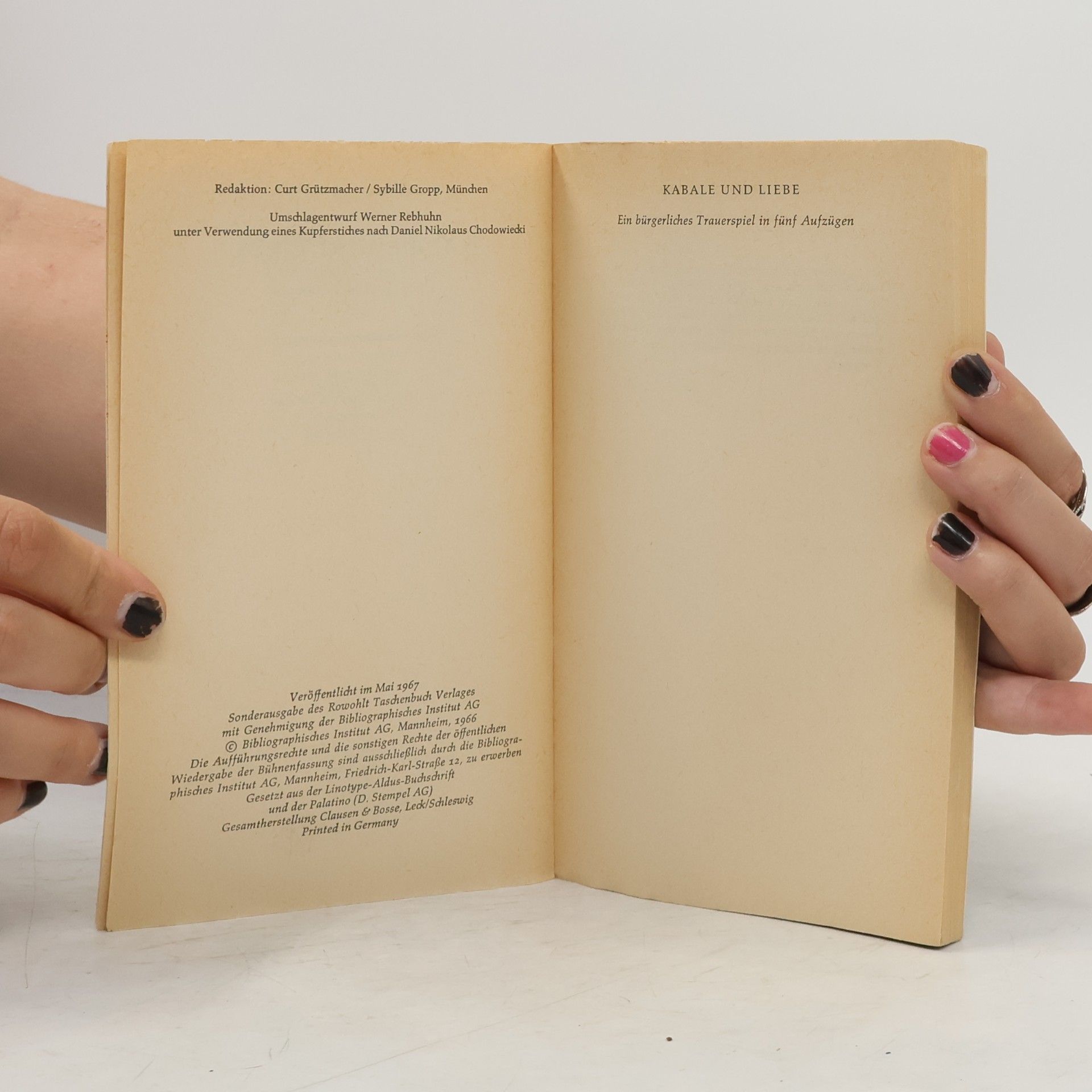 Friedrich Schiller Kabale und Liebe