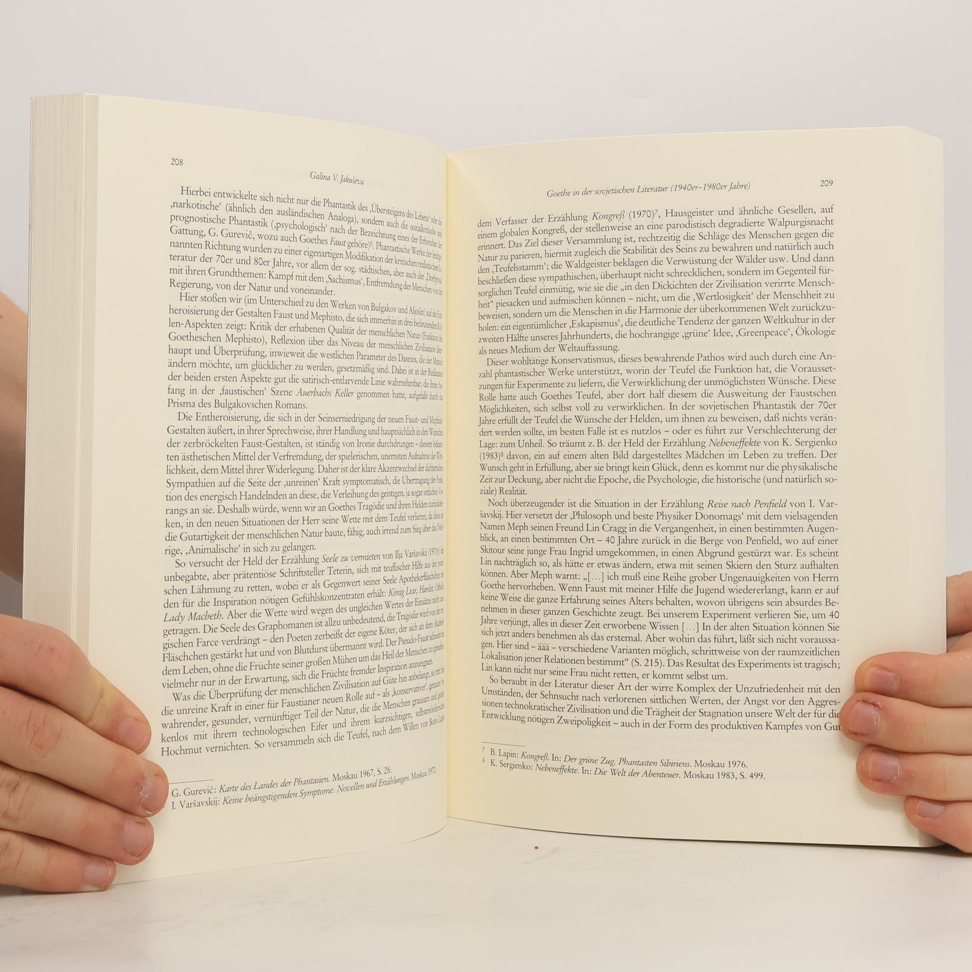 Jochen Golz Goethe-Jahrbuch 2000