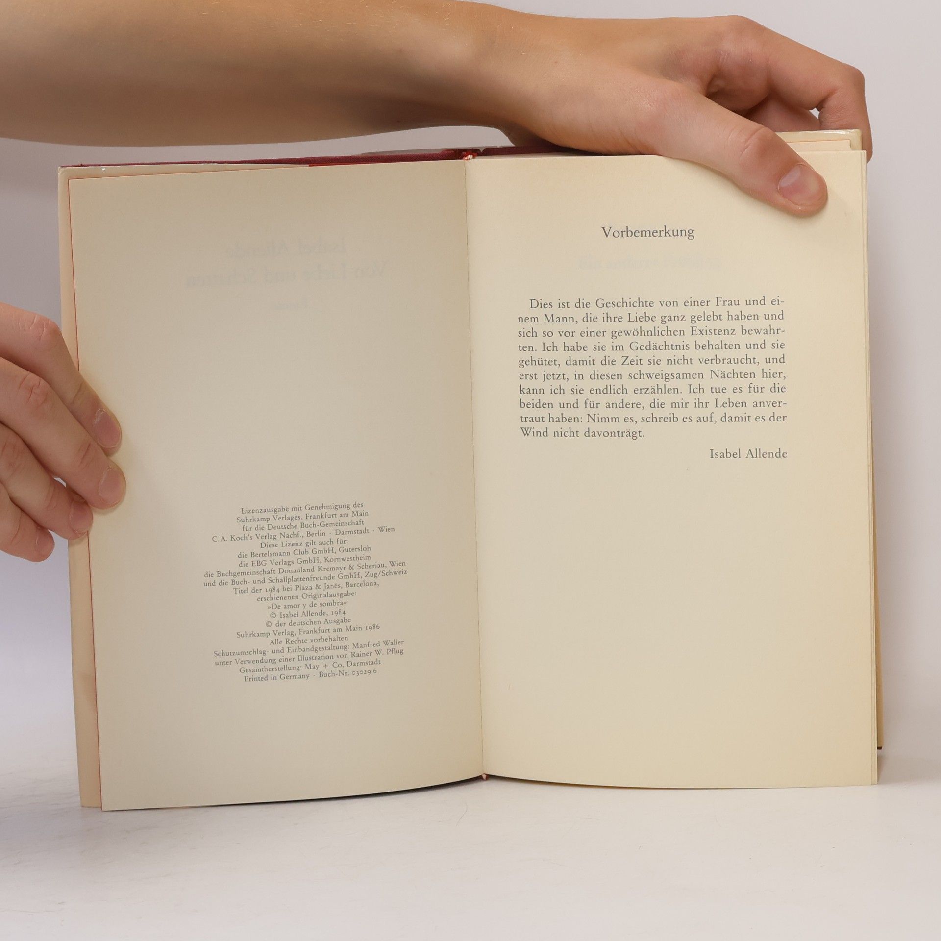 Isabel Allende Von Liebe und Schatten