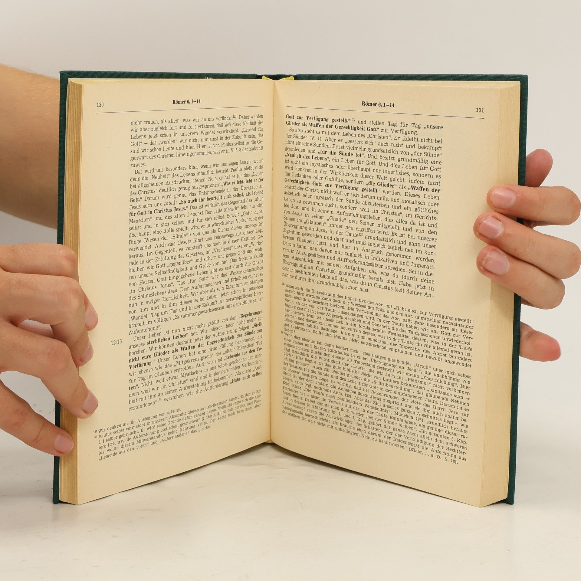 Werner de Boor Der Brief des Paulus an die Römer