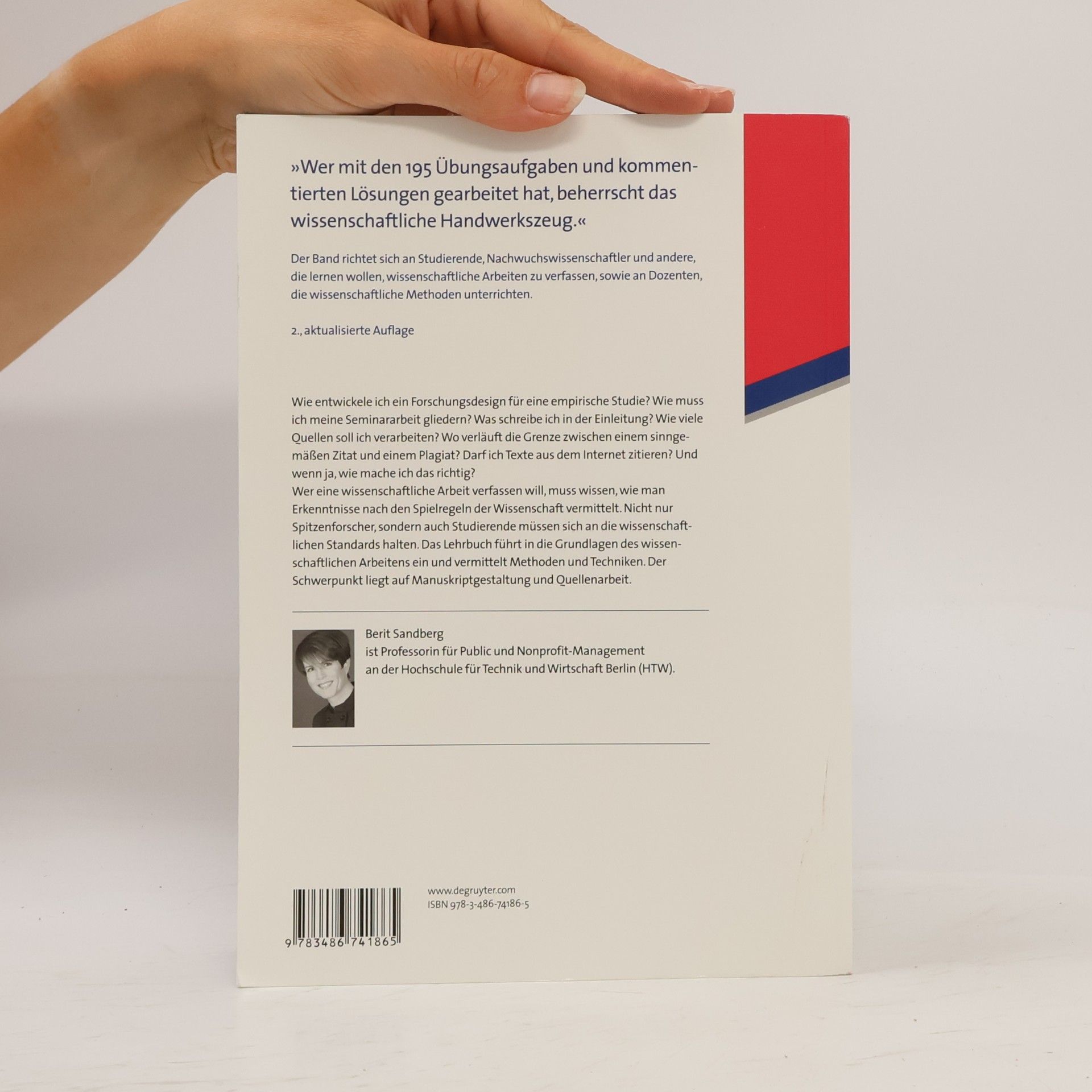 Berit Sandberg Wissenschaftlich Arbeiten von Abbildung bis Zitat - 2. Auflage