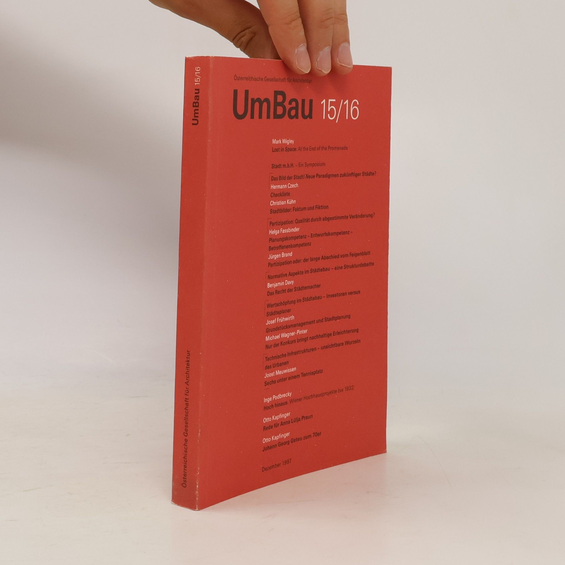 Autorenkollektiv UmBau 15/16