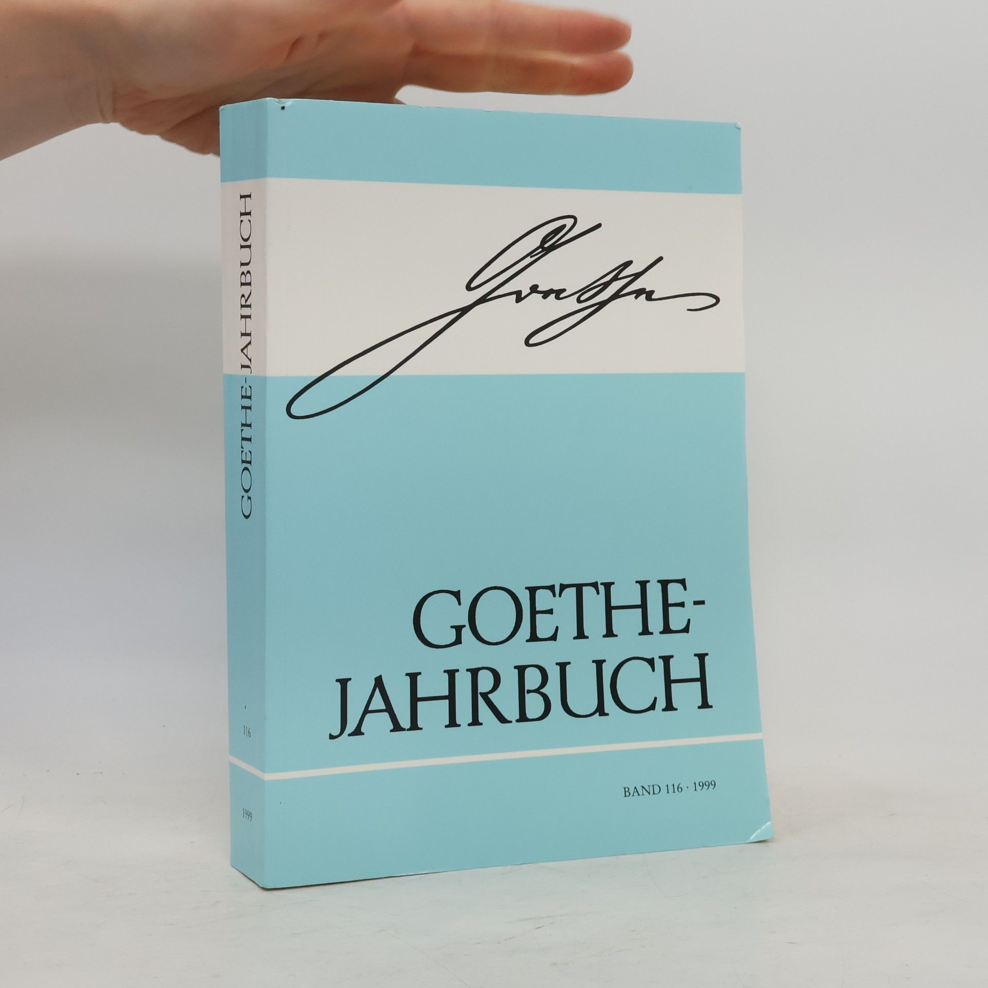 Goethe Goethe Jahrbuch