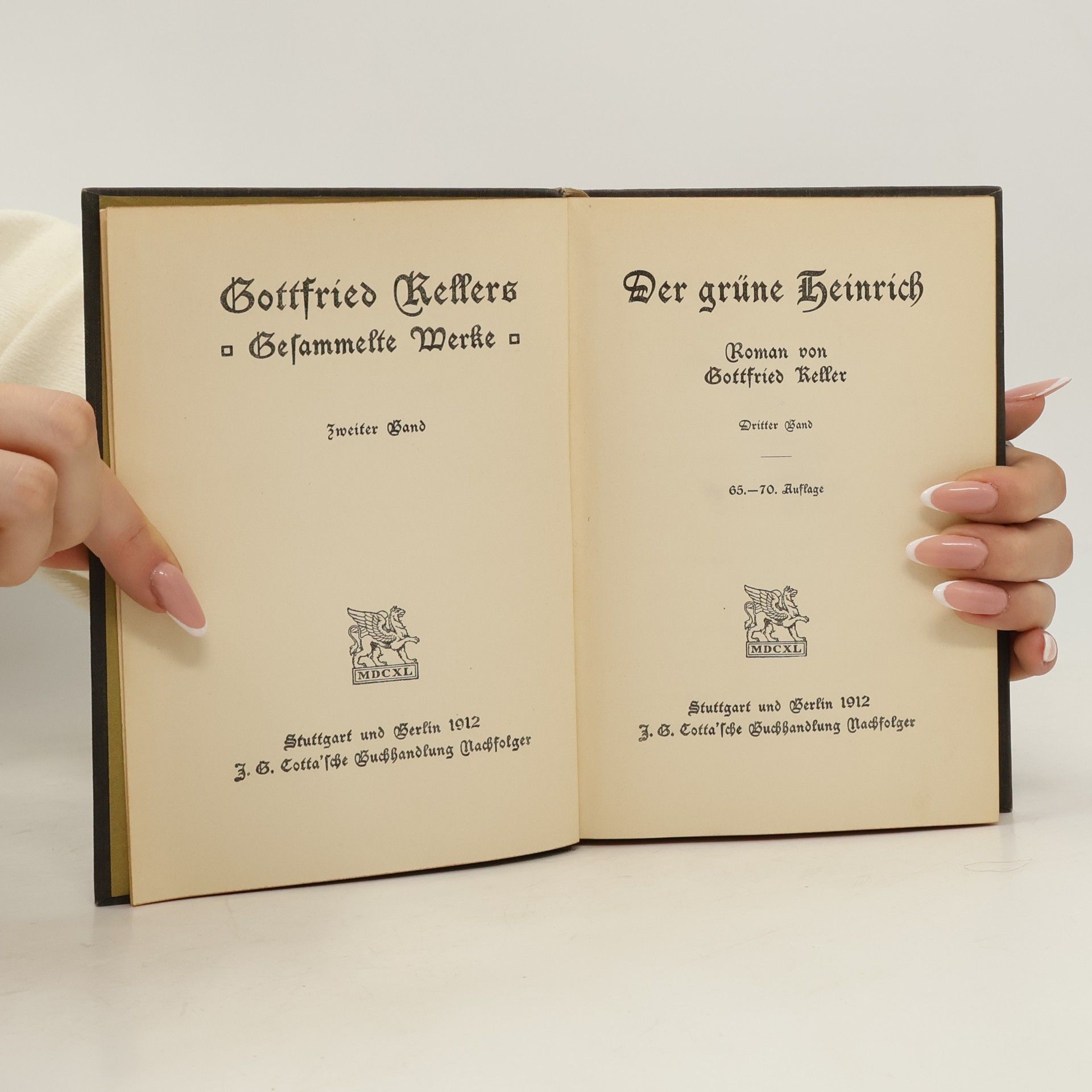 Gottfried Keller Der grüne Heinrich 3