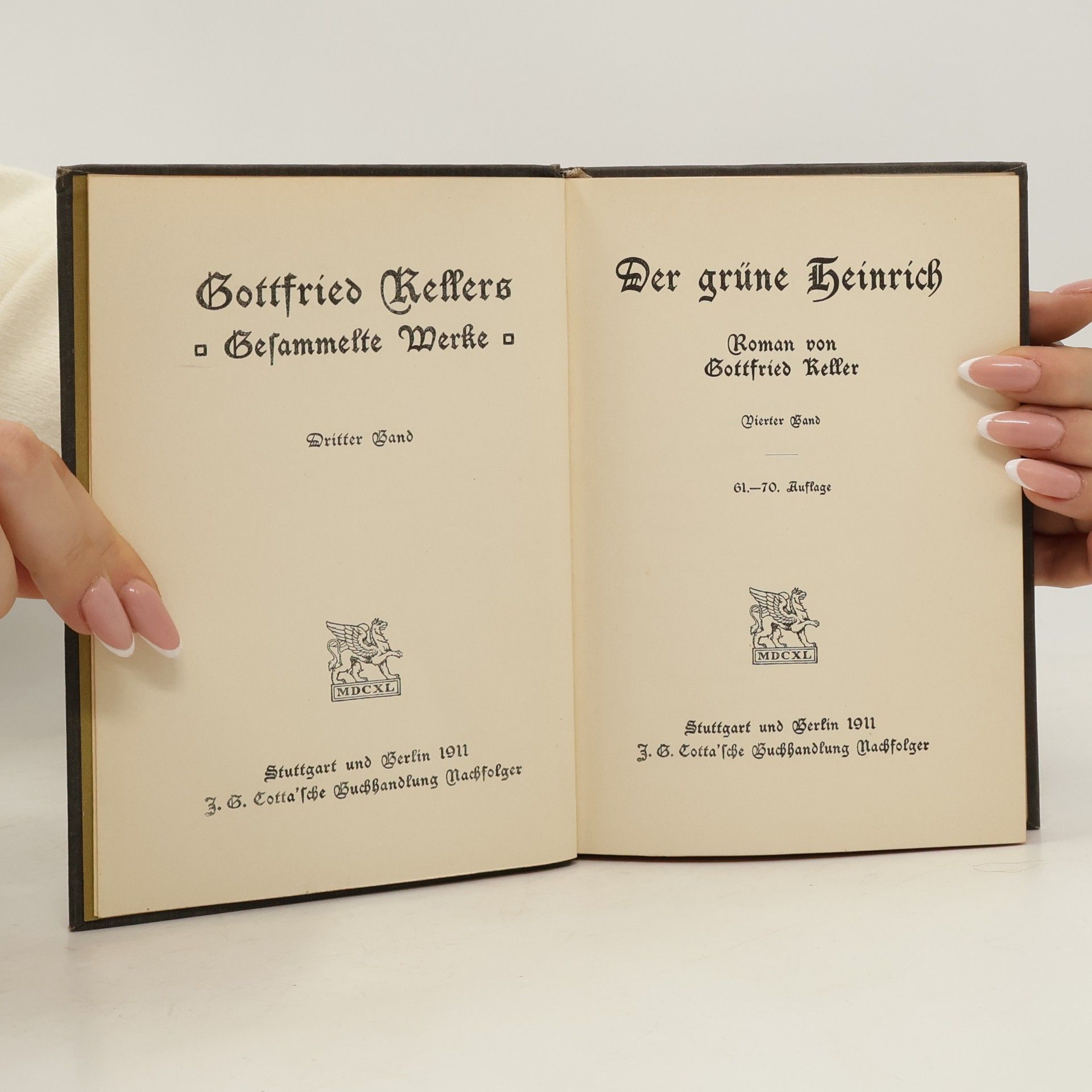 Gottfried Keller Der grüne Heinrich 4