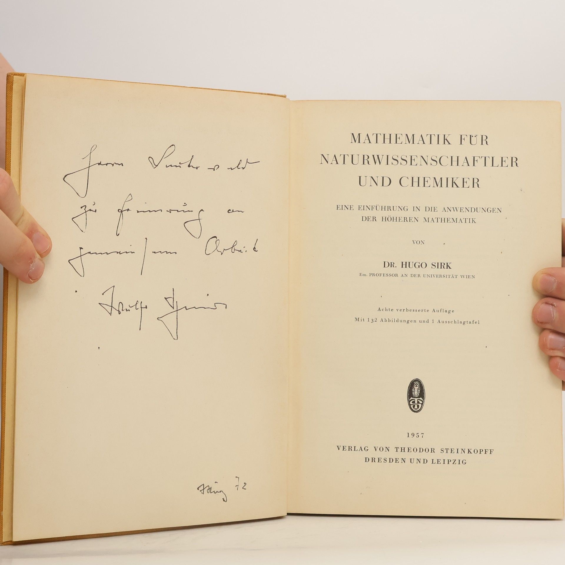 Hugo Sirk Mathematik für Naturwissenschaftler und Chemiker