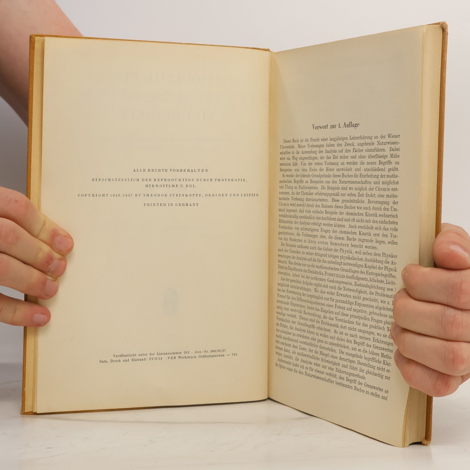 Hugo Sirk Mathematik für Naturwissenschaftler und Chemiker
