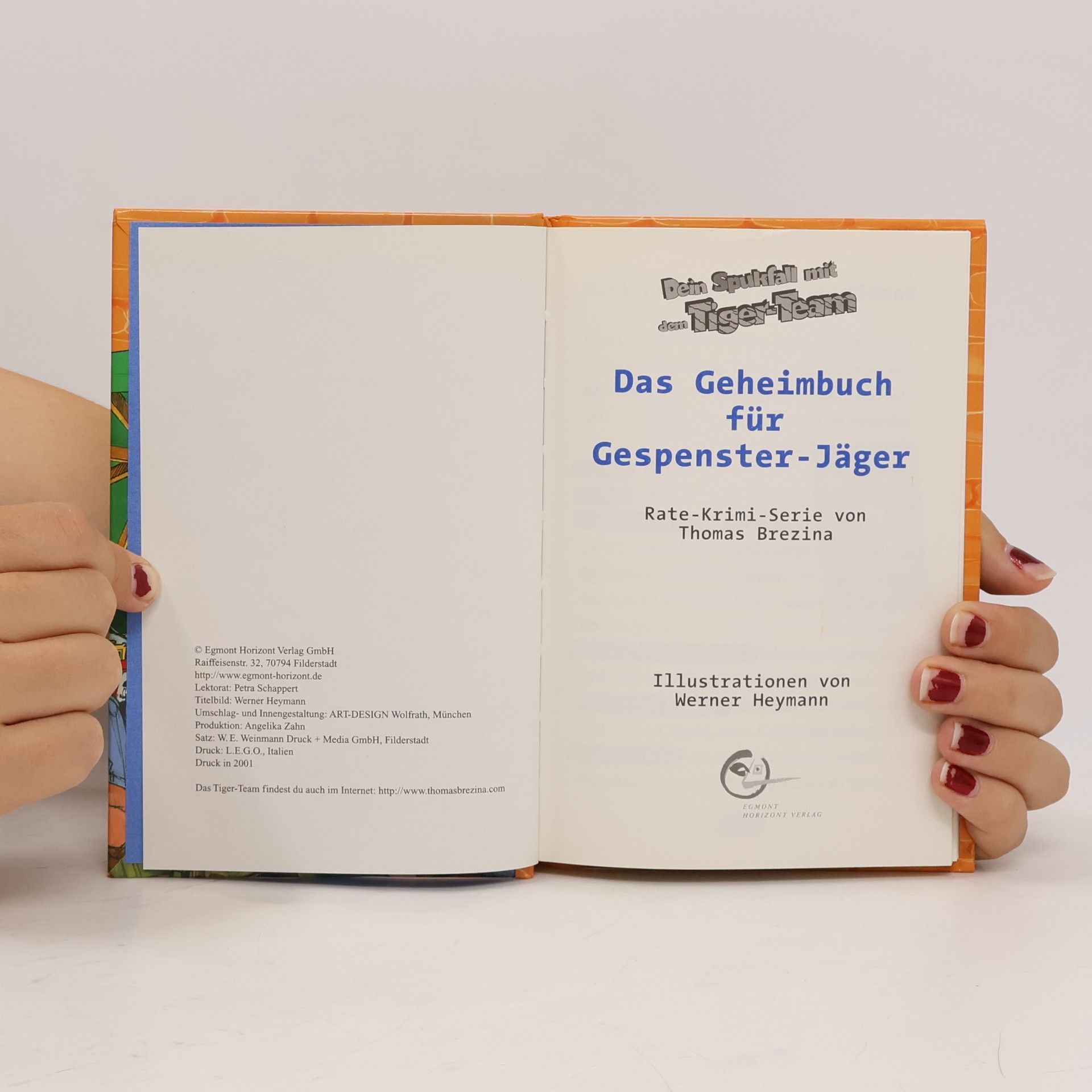 Thomas Brezina Dein Katzenfall mit dem Tiger-Team. Das Geheimbuch für Gespenster Jäger