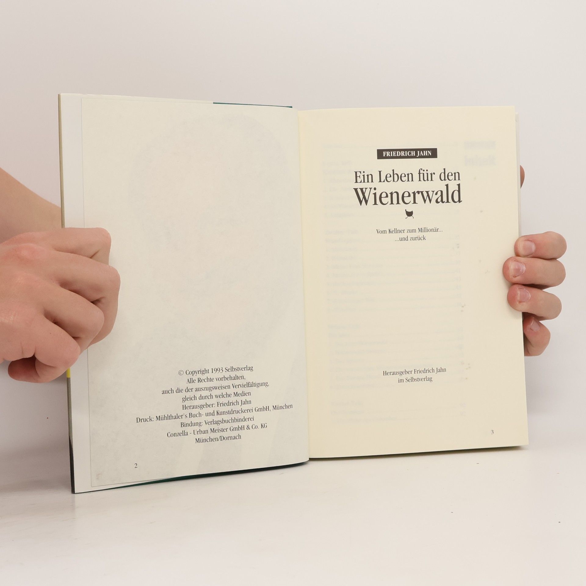 Friedrich Jahn Ein Leben für den Wienerwald