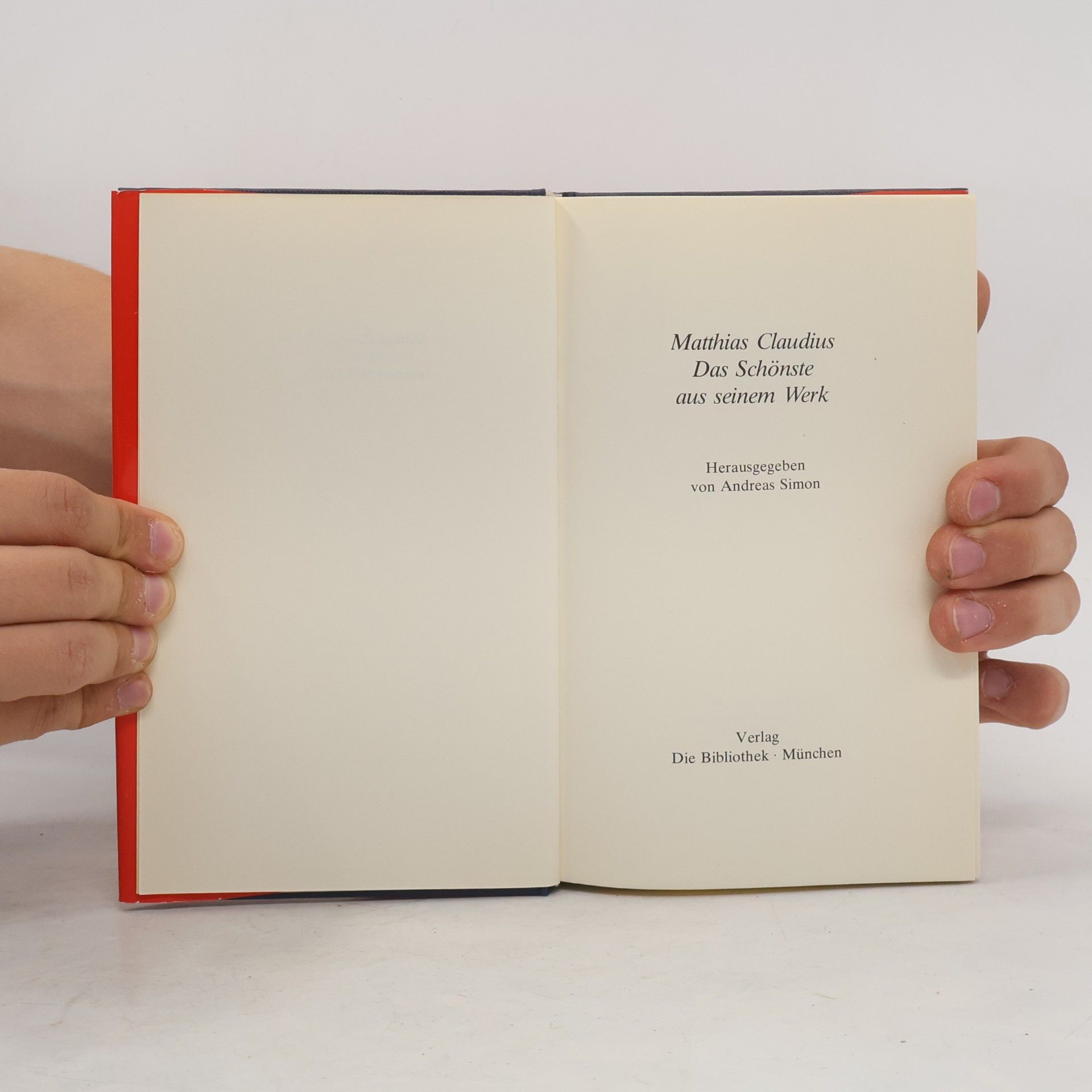 Matthias Claudius Das Schönste aus seinem Werk