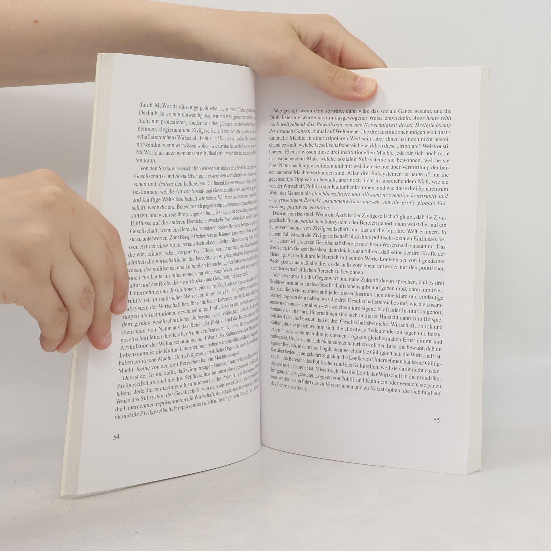 Roland Benedikter Postmaterialismus