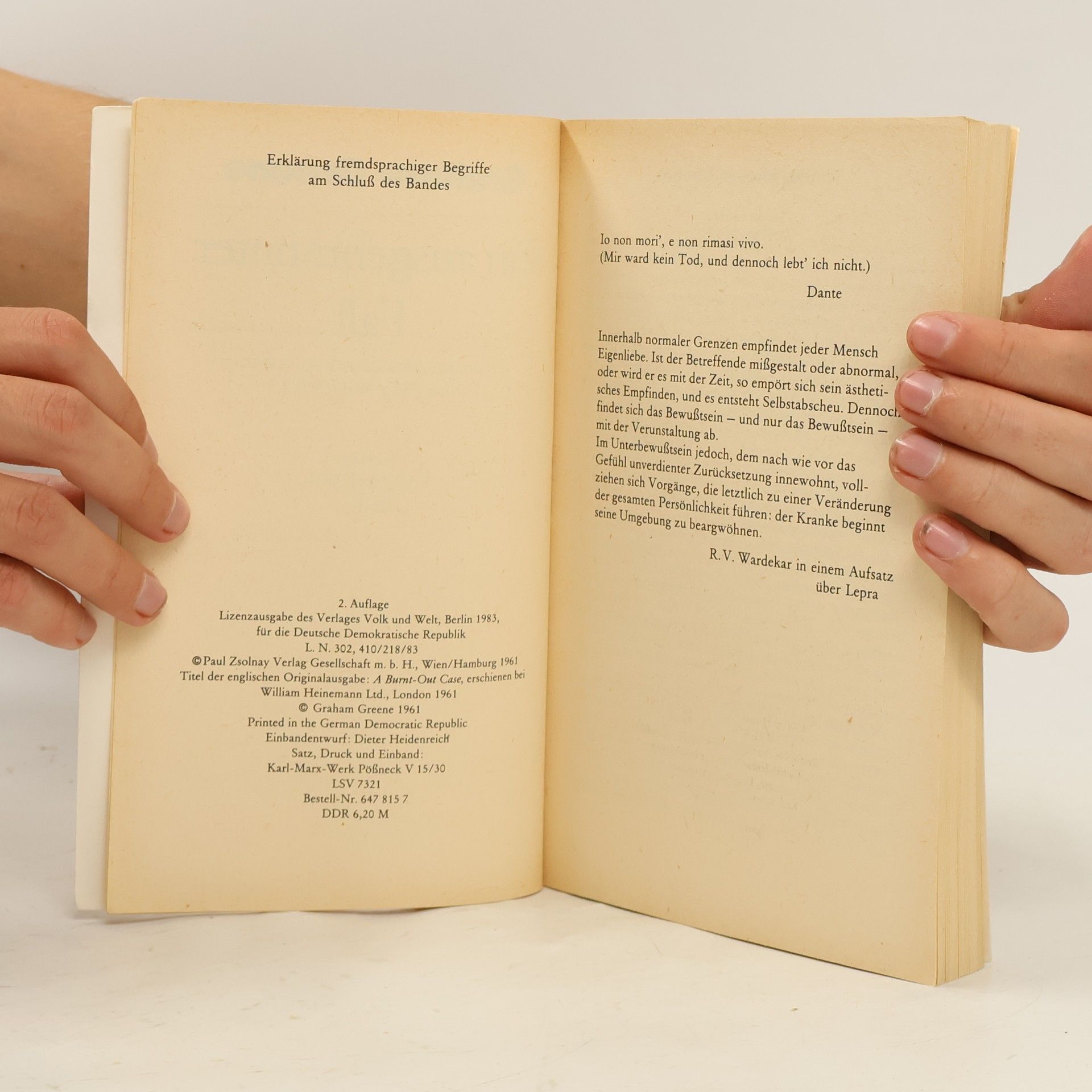 Graham Greene Ein ausgebrannter Fall