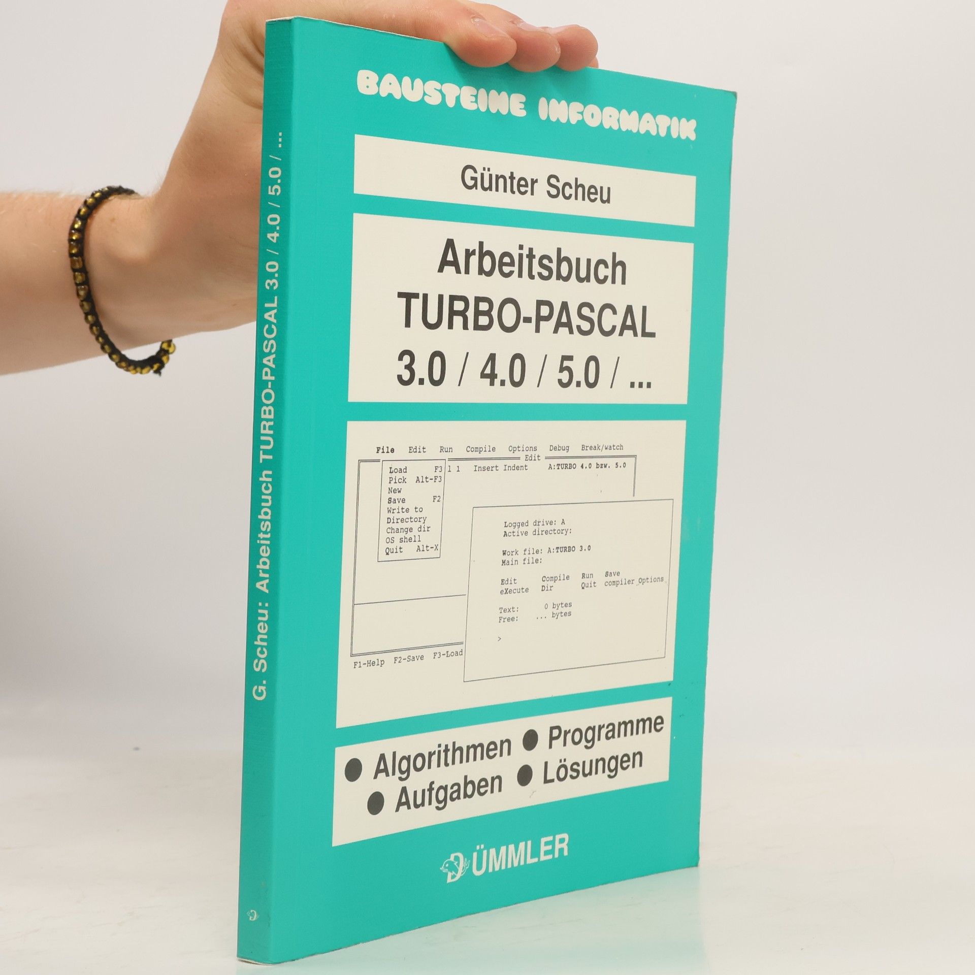 Arbeitsbuch TURBO PASCAL 3.0 /4.0 /5.0: zahlreiche Anwendungsbeispiele, -aufgaben und Programme, Lernerfolgskontrollen