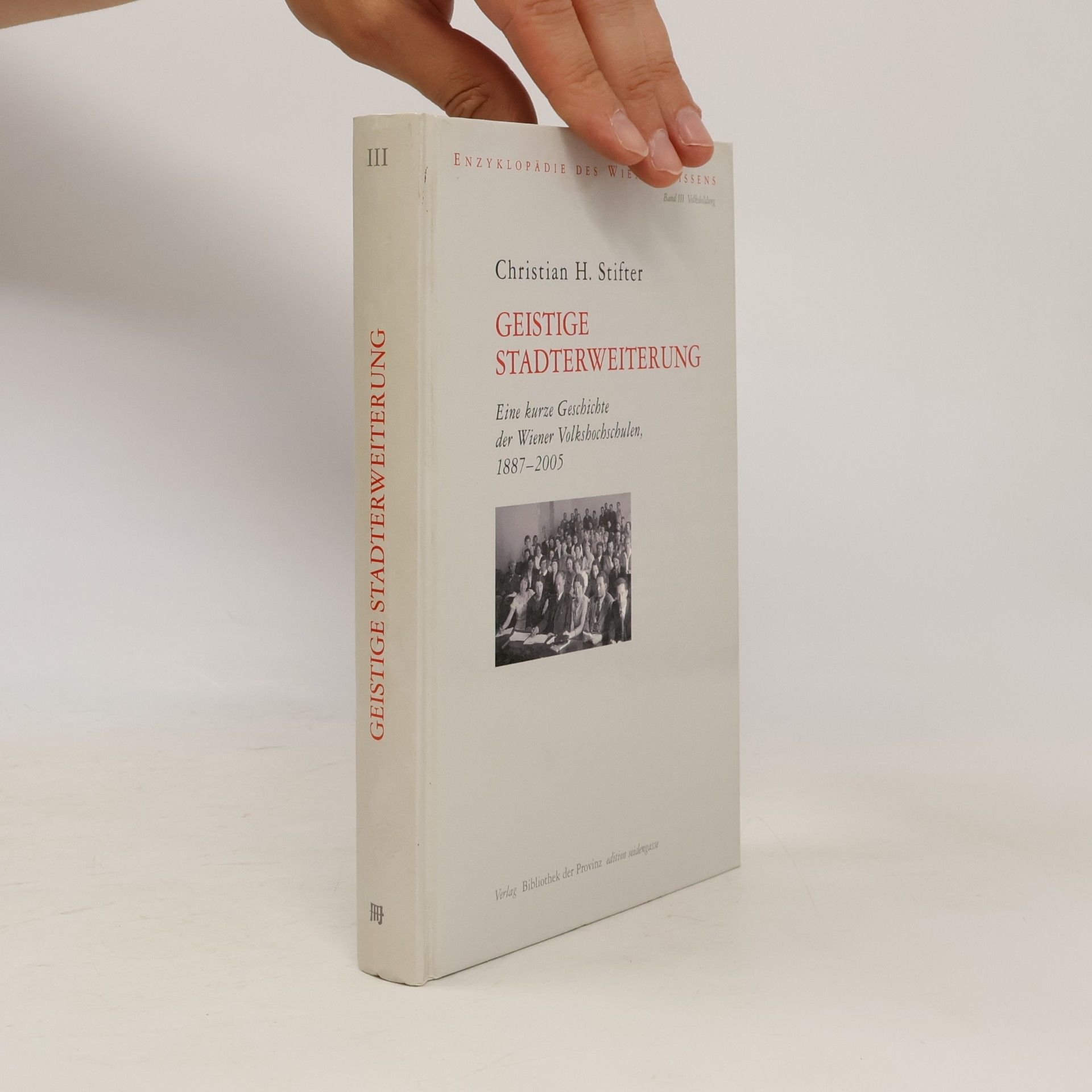 Christian H. Stifter Geistige Stadterweiterung