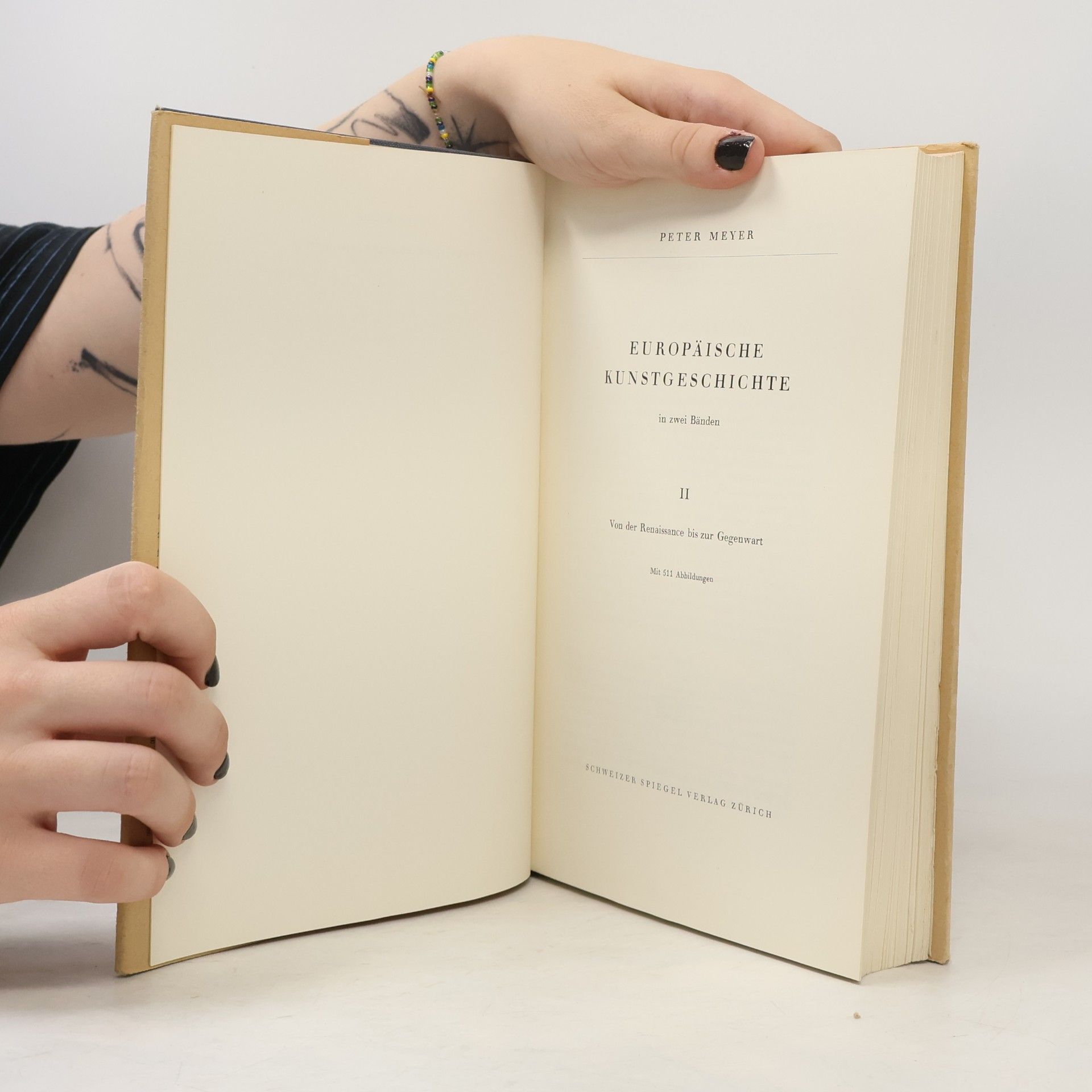 Peter Meyer Europäische Kunst Geschichte II.
