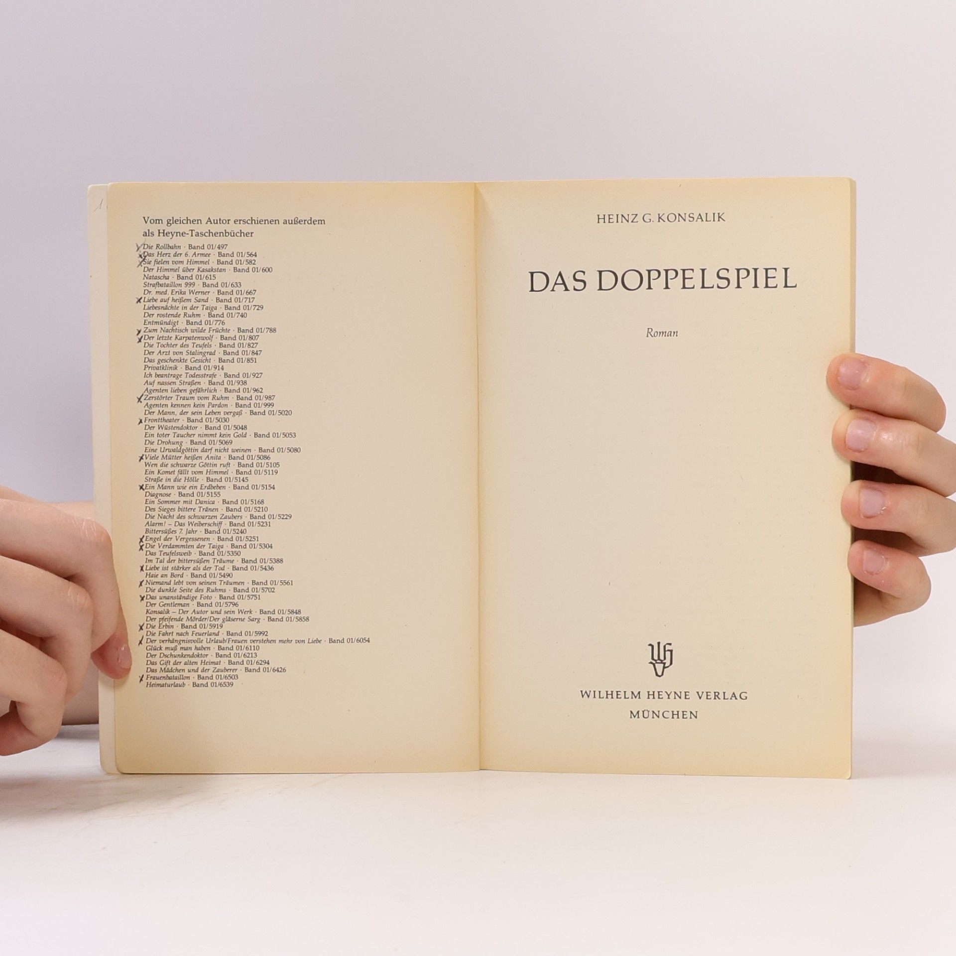 Heinz Günther Konsalik Das Doppelspiel