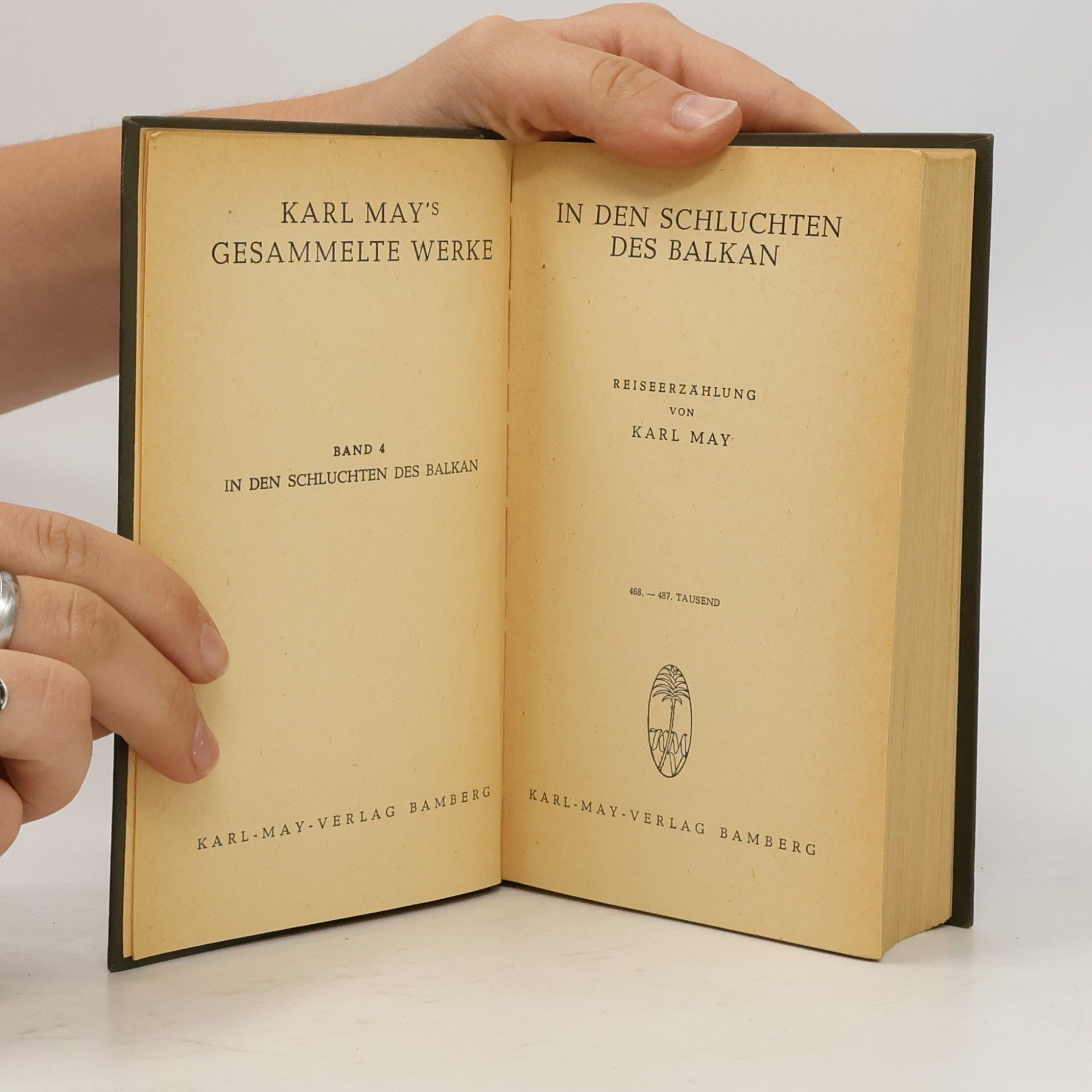 Karl May Karl May's gesammelte Werke 4. In den Schluchten des Balkan