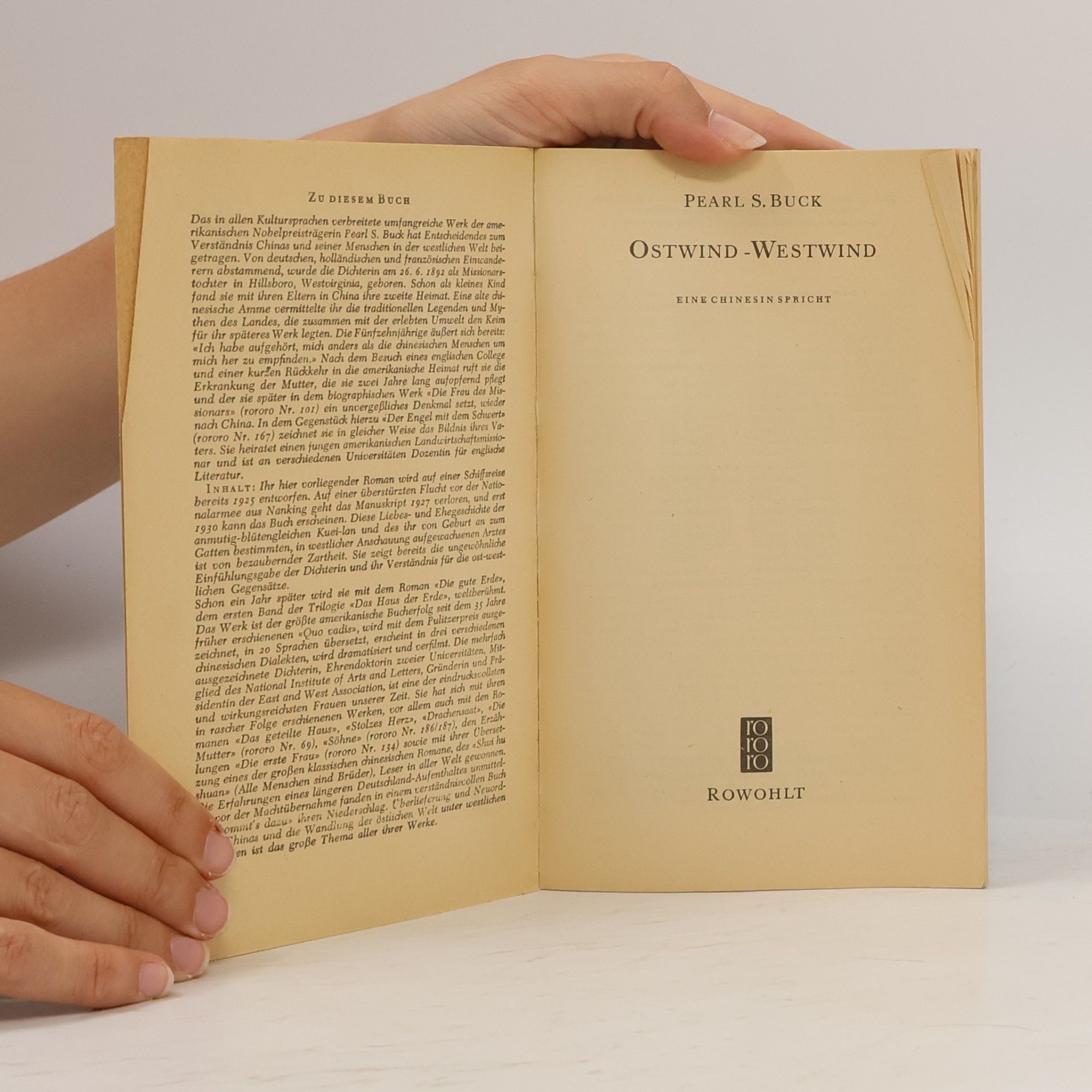Pearl S. Buck Ostwind - Westwind