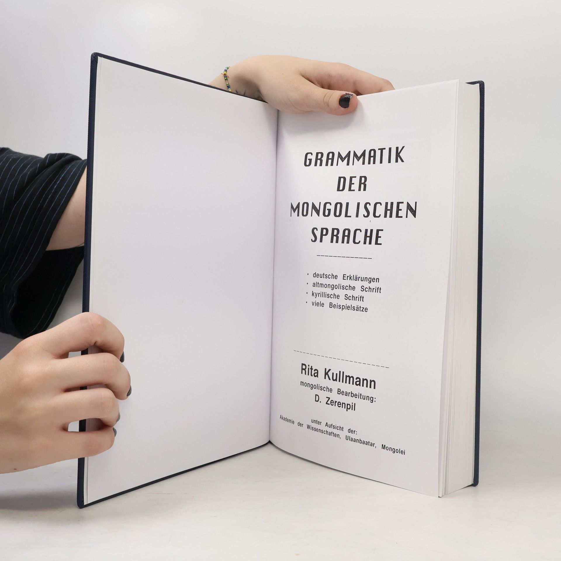 Rita Kullmann Grammatik der mongolischen Sprache