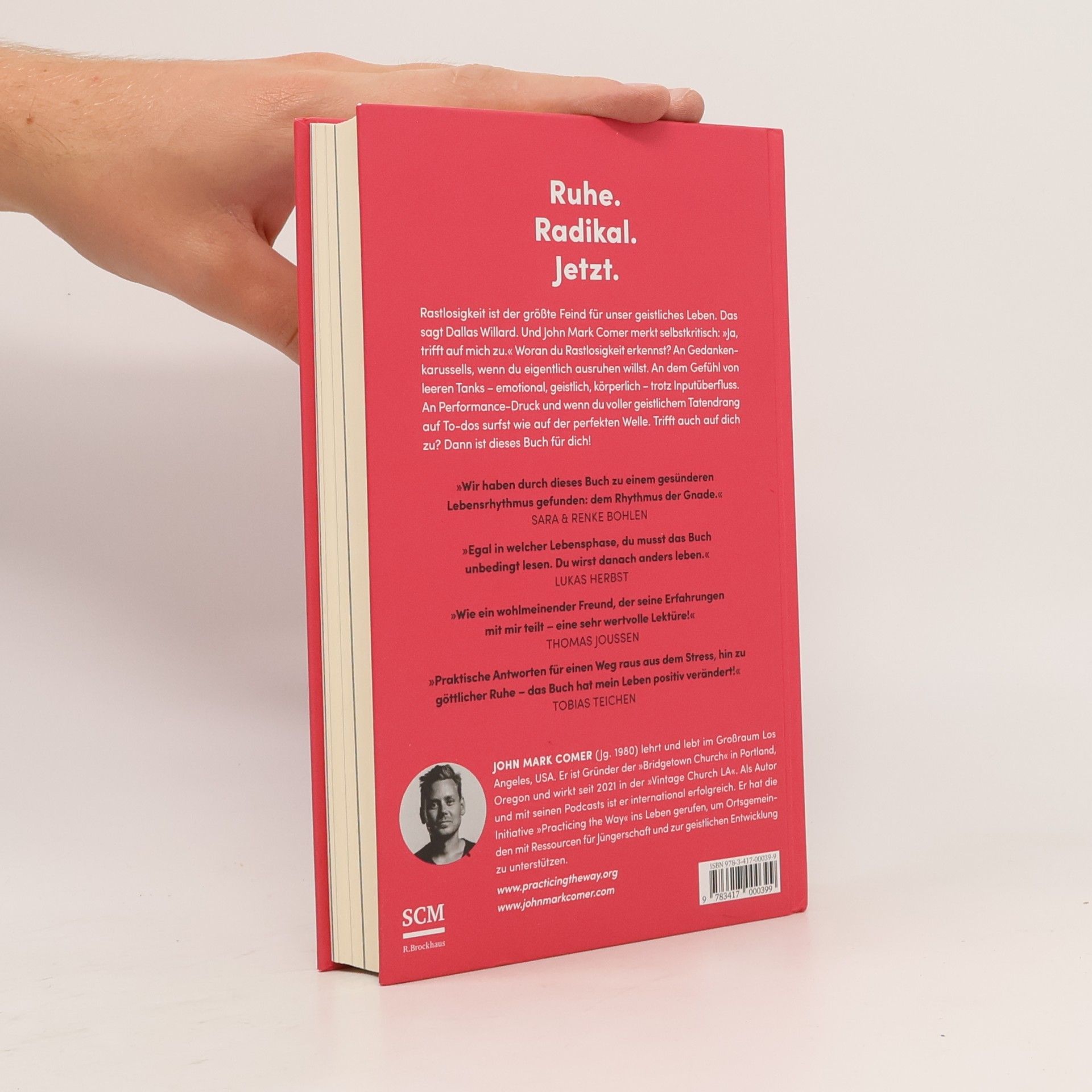 John Mark Comer Das Ende der Rastlosigkeit
