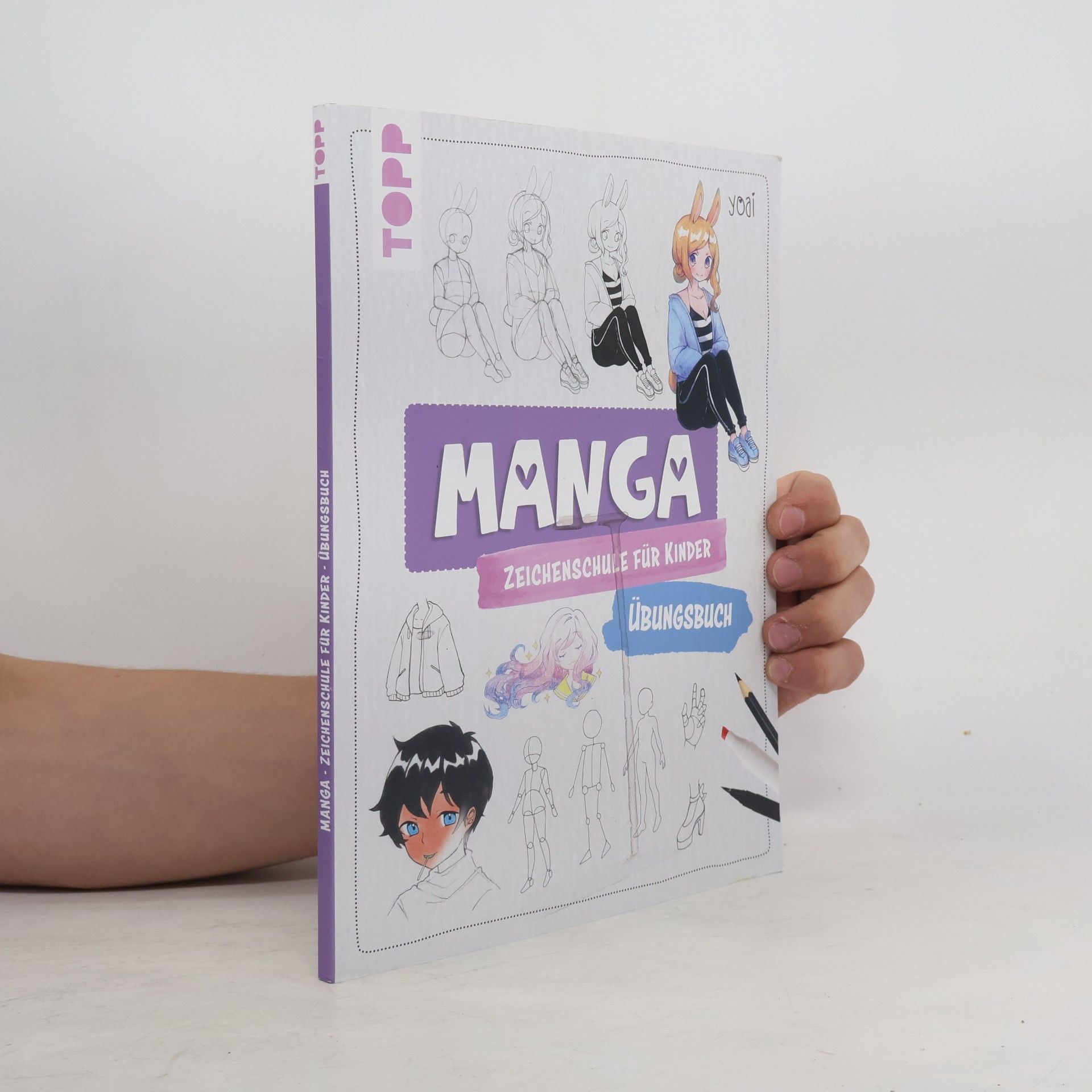 Yoai Manga-Zeichenschule für Kinder Übungsbuch