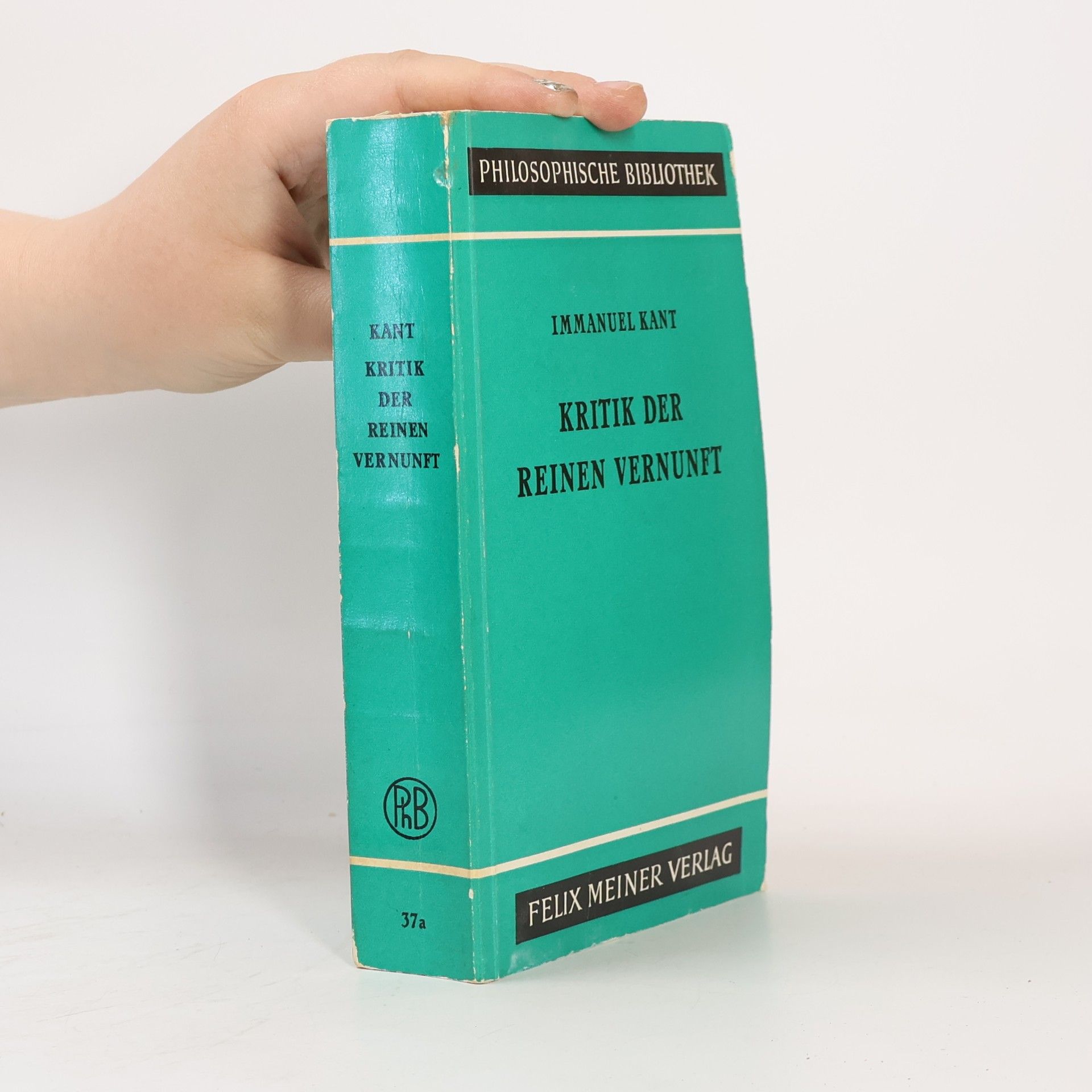 Immanuel Kant Kritik der reinen Vernunft