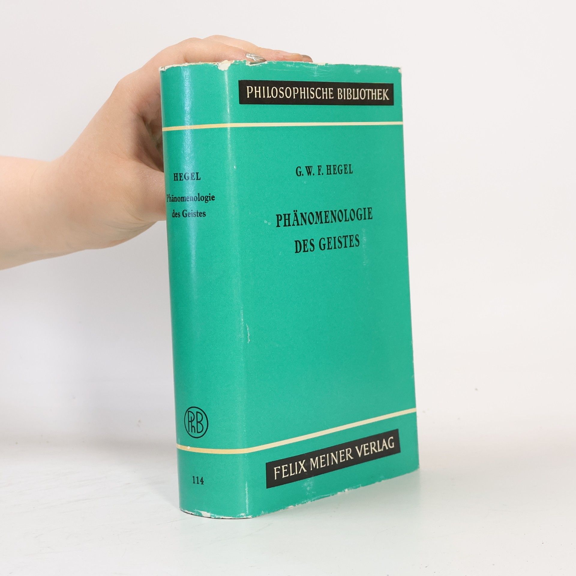 Georg Wilhelm Friedrich Hegel Phänomenologie des Geistes