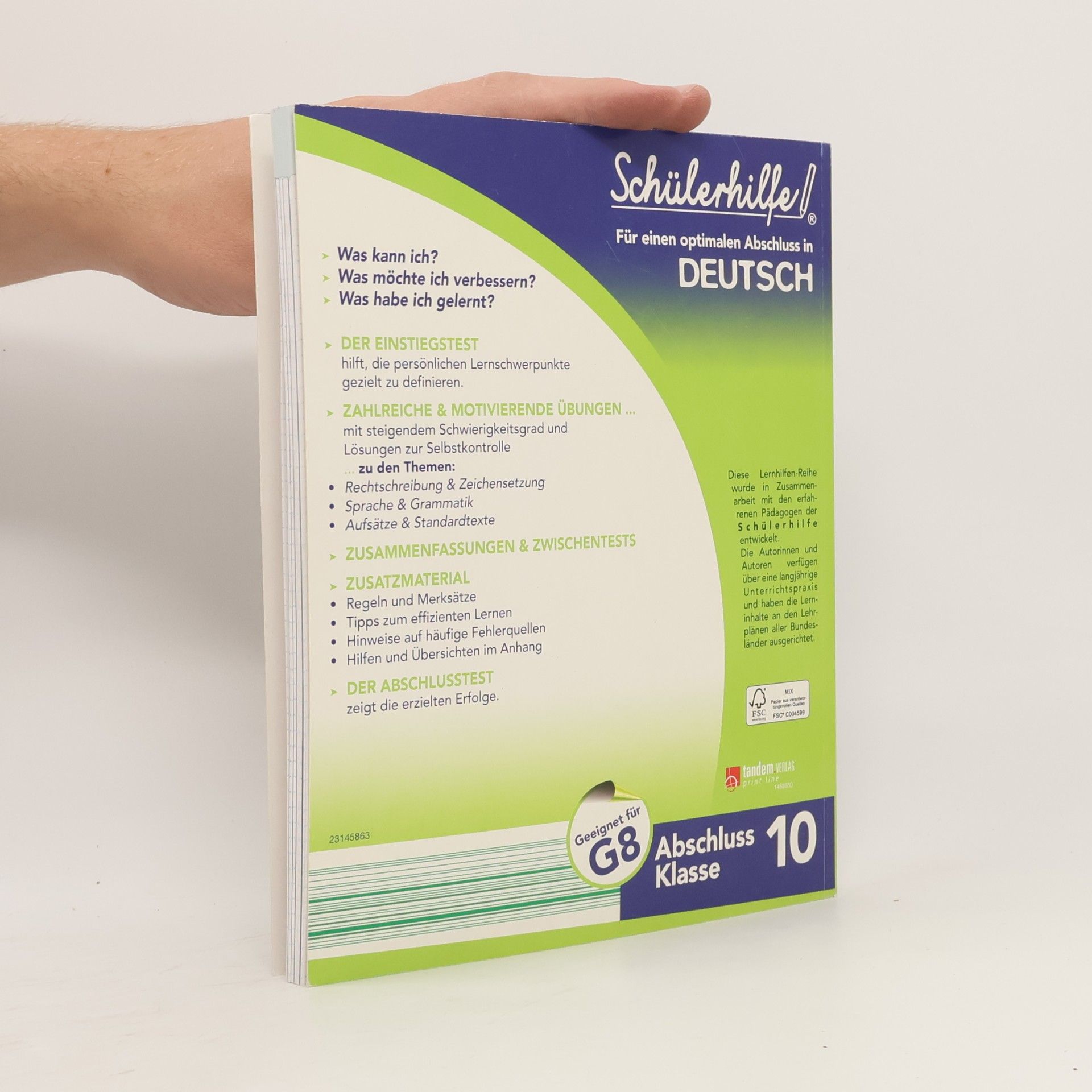 Autorenkollektiv Gute Noten in Deutsch. Die wichtigsten Lerninhalte der 7. bis 10. Klasse