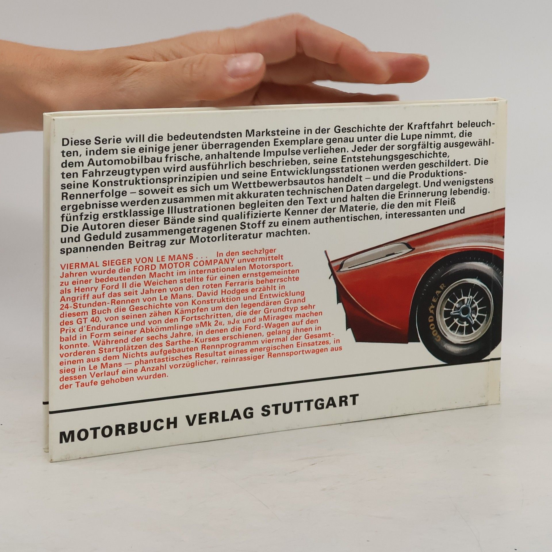David Hodges Ford GT 40. Prototypen und Sportwagen