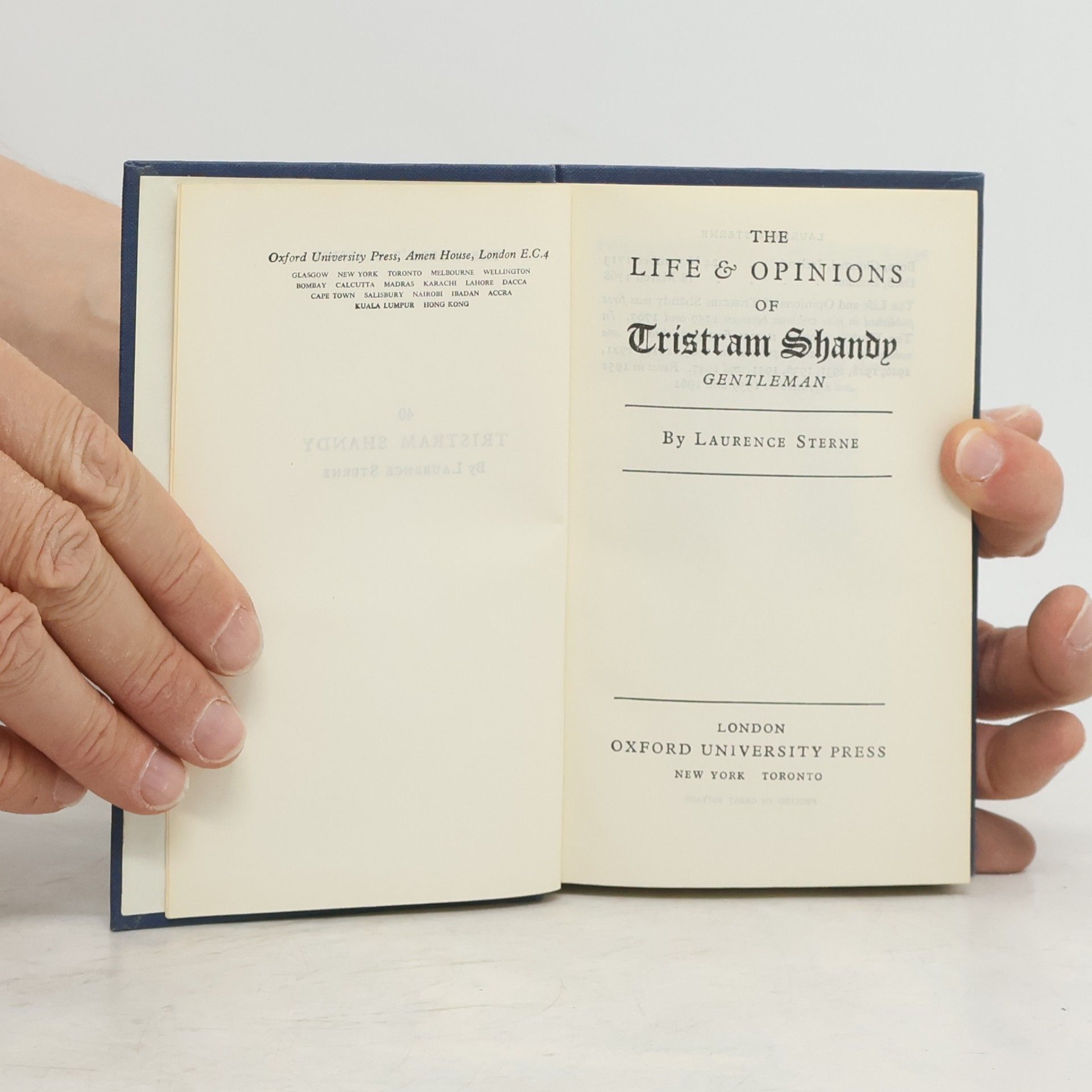 Laurence Sterne The Life & Opinions of Tristram Shandy, Gentleman