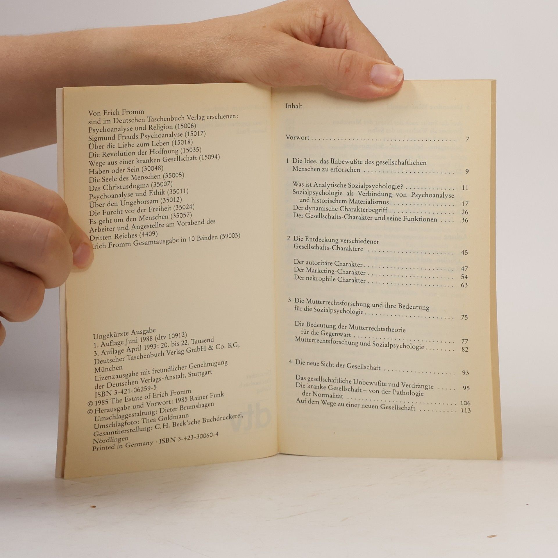 Erich Fromm Erich-Fromm-Lesebuch