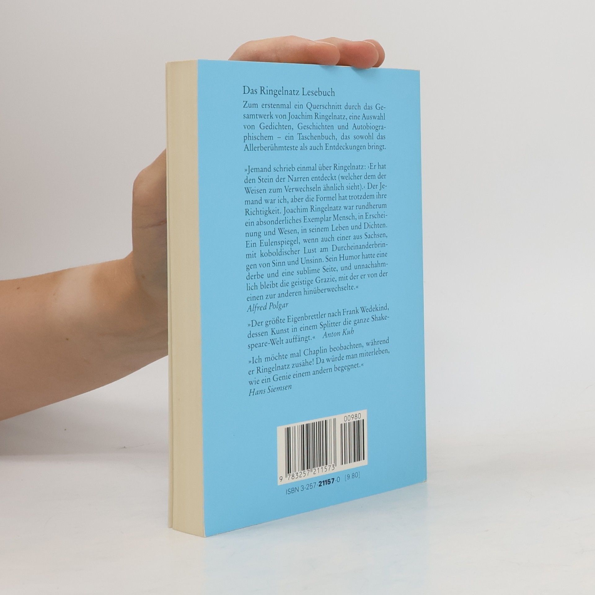 kolektiv Das Ringelnatz Lesebuch