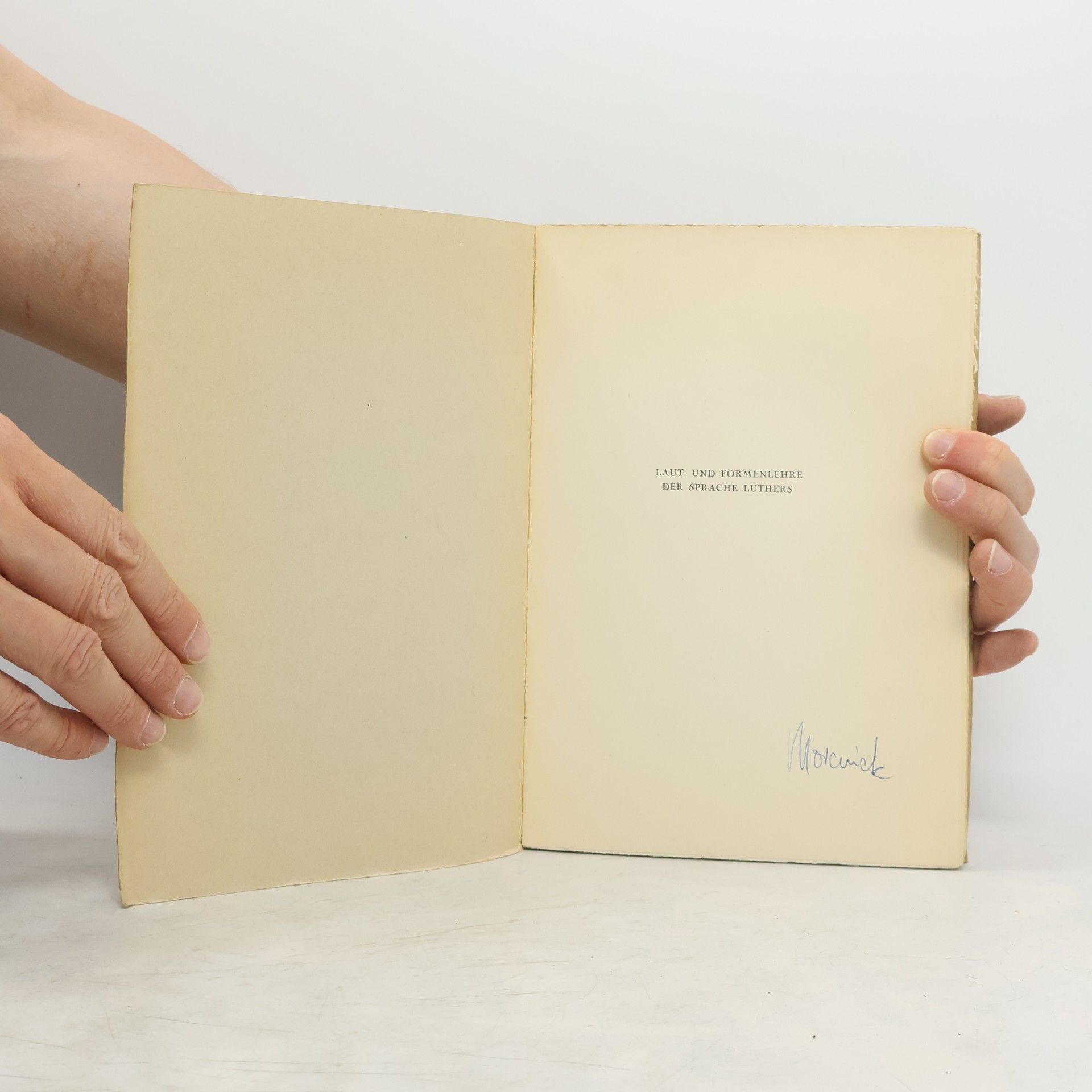 Paul Gustav Heinrich Bachmann Laut- und Formenlehre der Sprache Luthers