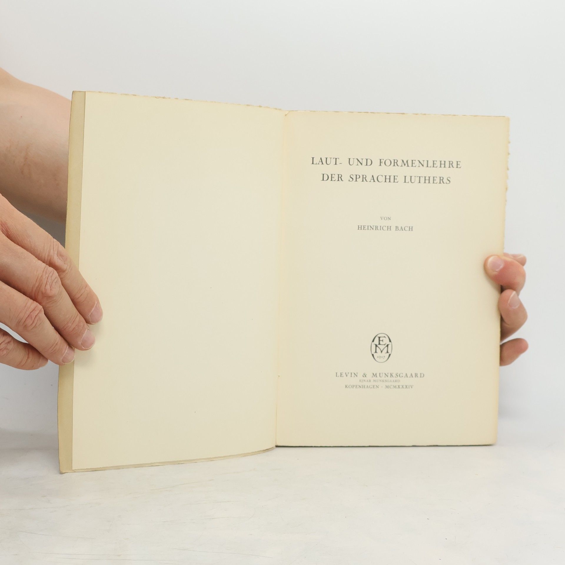 Paul Gustav Heinrich Bachmann Laut- und Formenlehre der Sprache Luthers