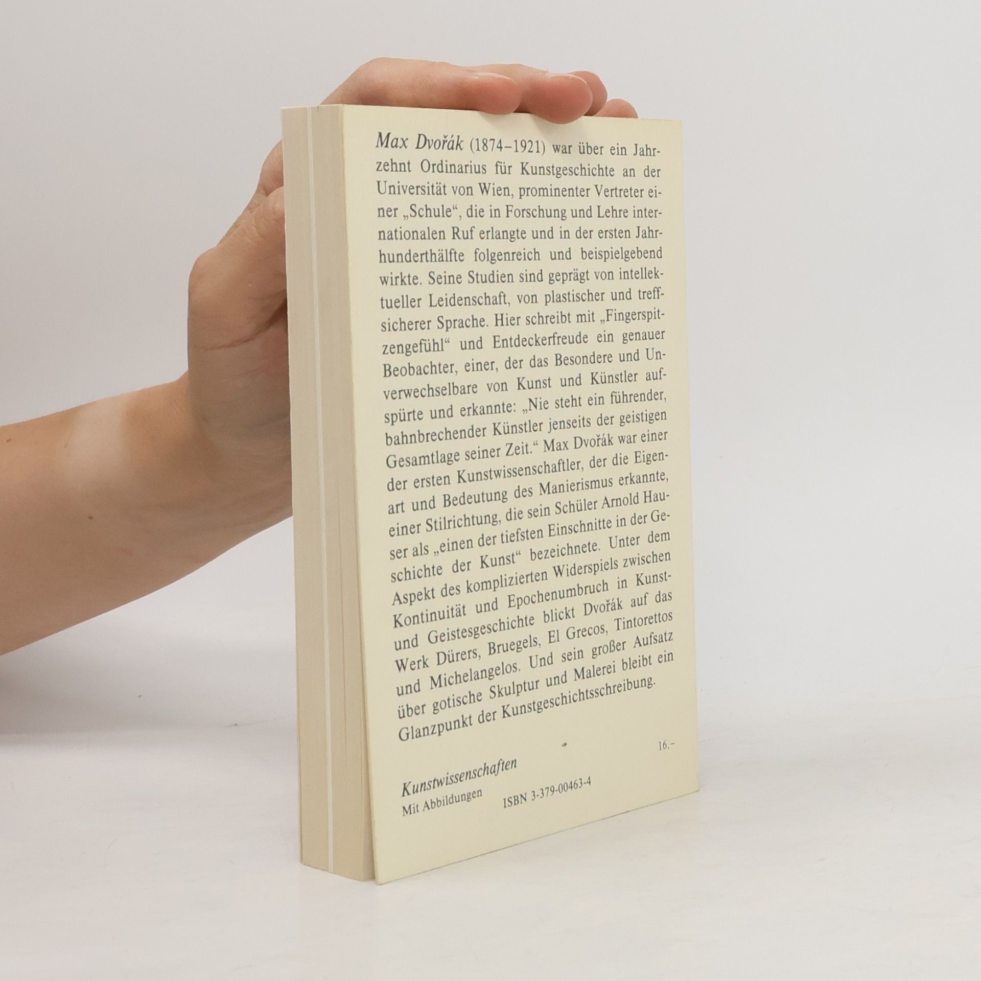 Max Dvořák Studien zur Kunstgeschichte