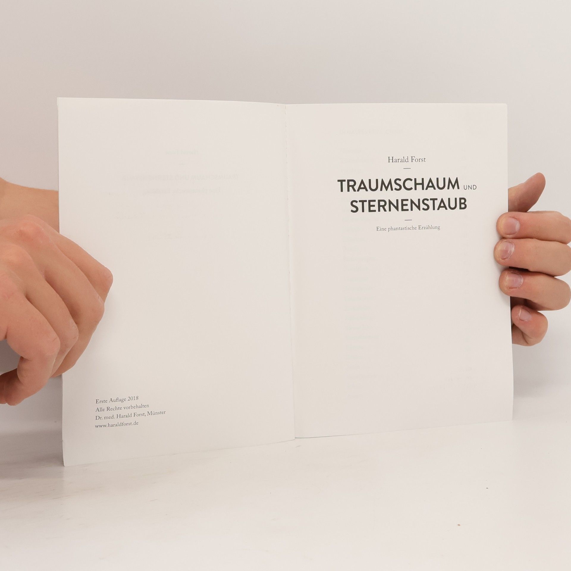Harald Forst Traumschaum und Sternenstaub