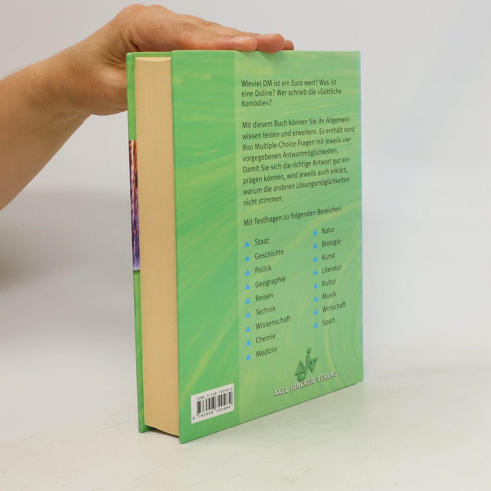 Doris Brenner Das große Testbuch der Allgemeinbildung