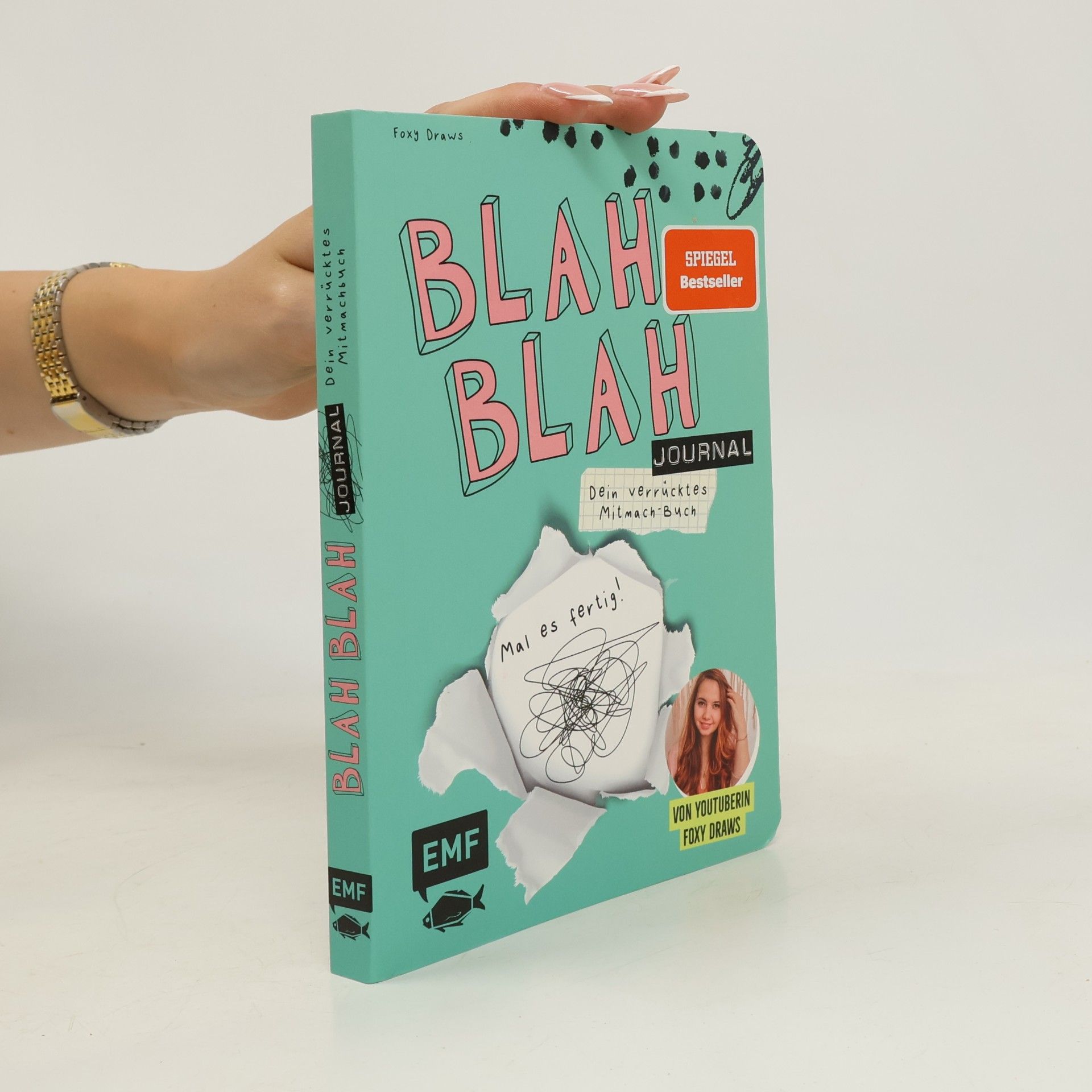 Foxy Draws Blah Blah Journal – Dein verrücktes Mitmach-Buch – Mal es fertig! Von YouTuberin Foxy Draws. Sei kreativ mit Schere, Kleber, Pinsel und Stiften