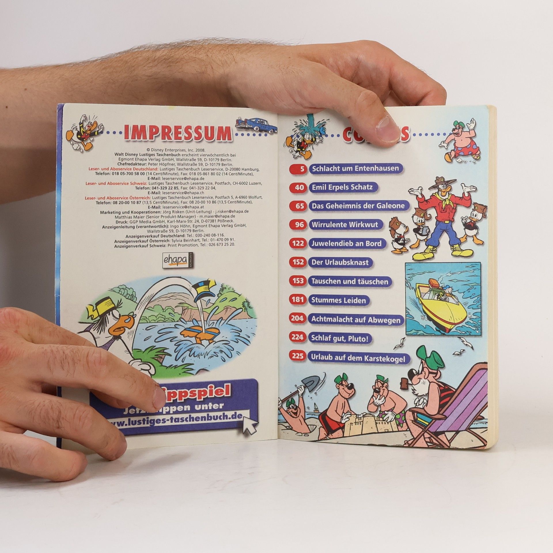 Walt Disney Lustiges Taschenbuch 378. Endlich Ferien!
